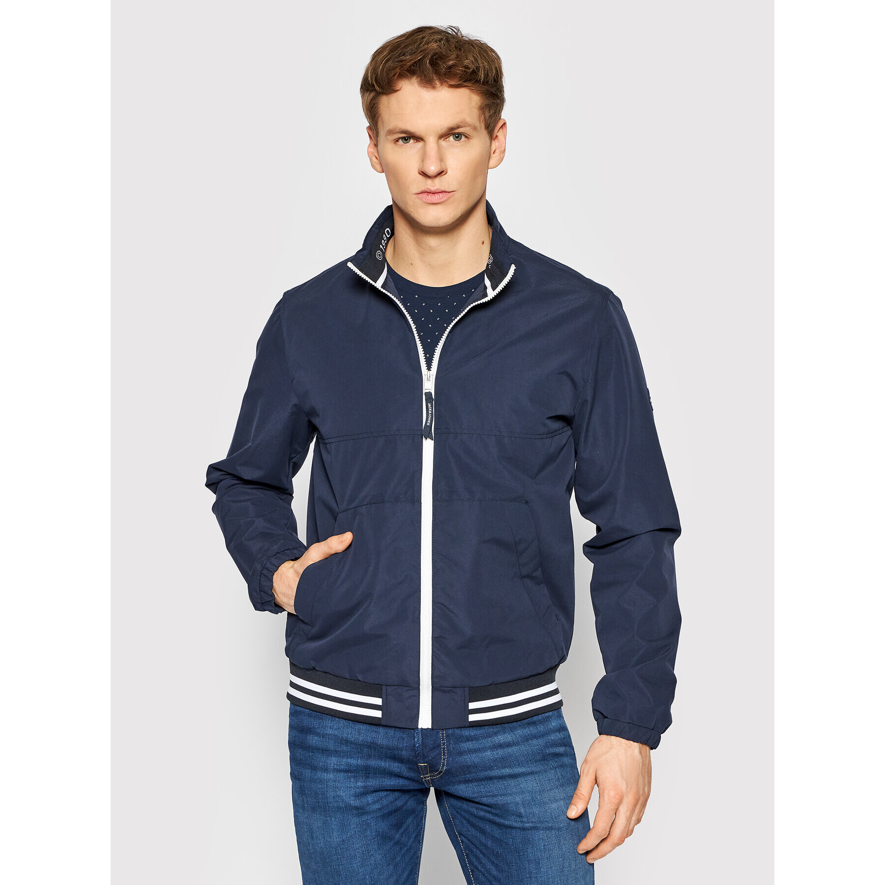 Jack&Jones Prechodná bunda Luke 12203397 Tmavomodrá Regular Fit - Pepit.sk