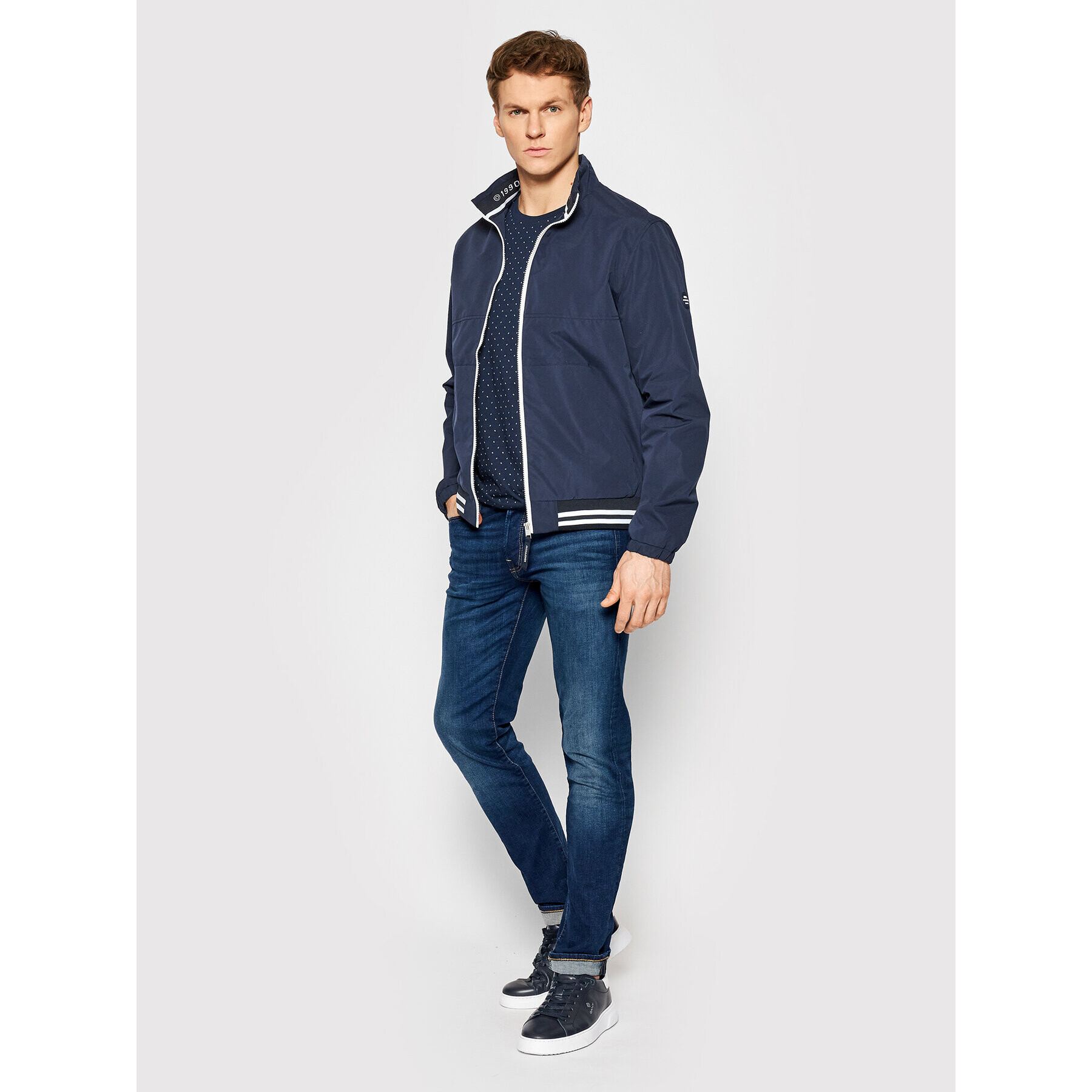 Jack&Jones Prechodná bunda Luke 12203397 Tmavomodrá Regular Fit - Pepit.sk