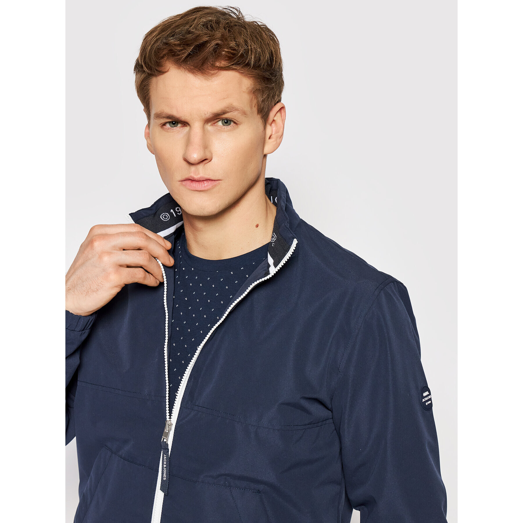 Jack&Jones Prechodná bunda Luke 12203397 Tmavomodrá Regular Fit - Pepit.sk