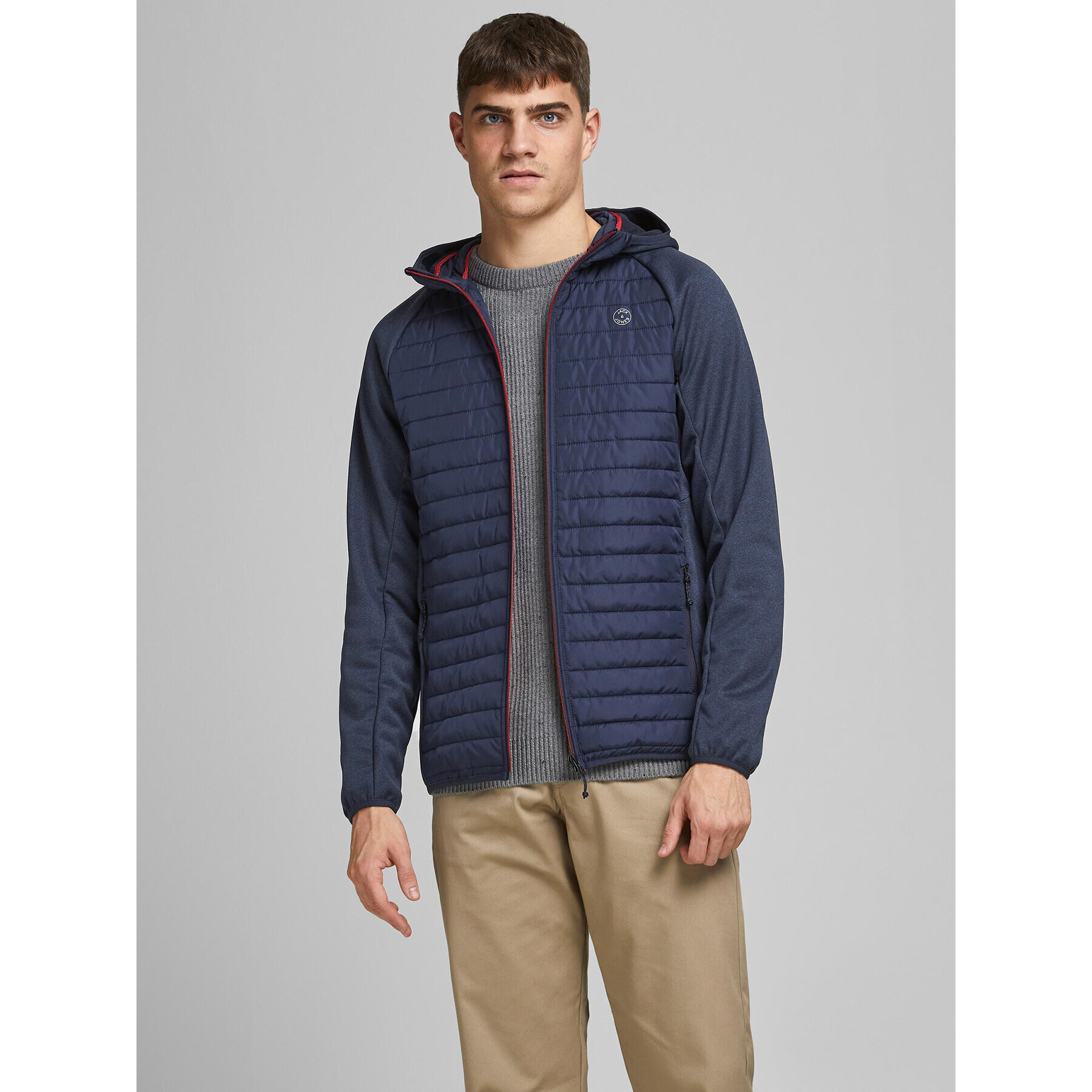 Jack&Jones Prechodná bunda Multi Qualited 12182242 Tmavomodrá Regular Fit - Pepit.sk