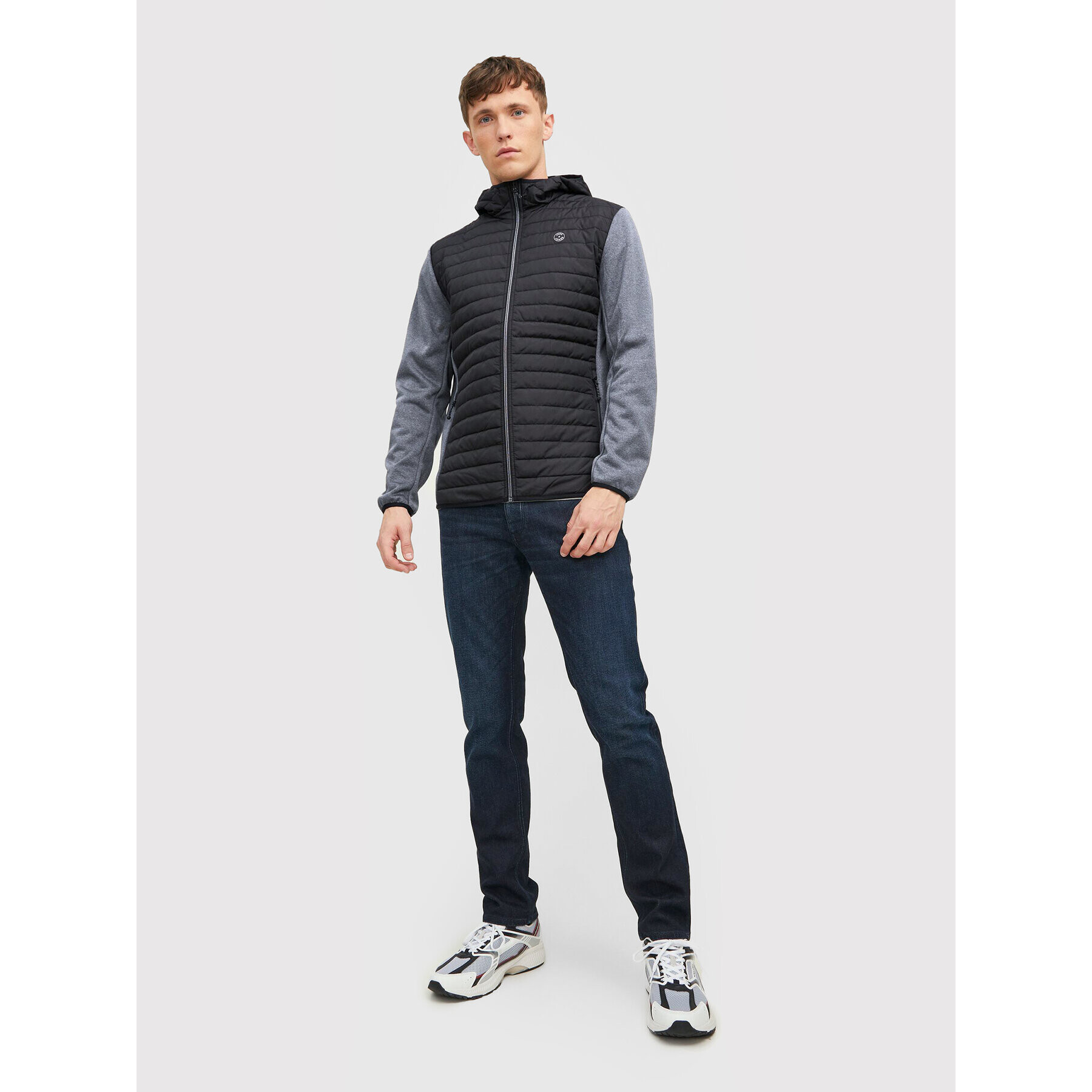 Jack&Jones Prechodná bunda Multi Quilted 12182242 Čierna Regular Fit - Pepit.sk