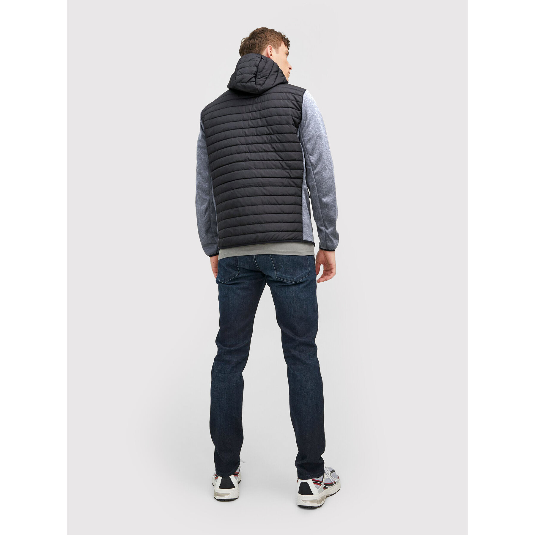 Jack&Jones Prechodná bunda Multi Quilted 12182242 Čierna Regular Fit - Pepit.sk