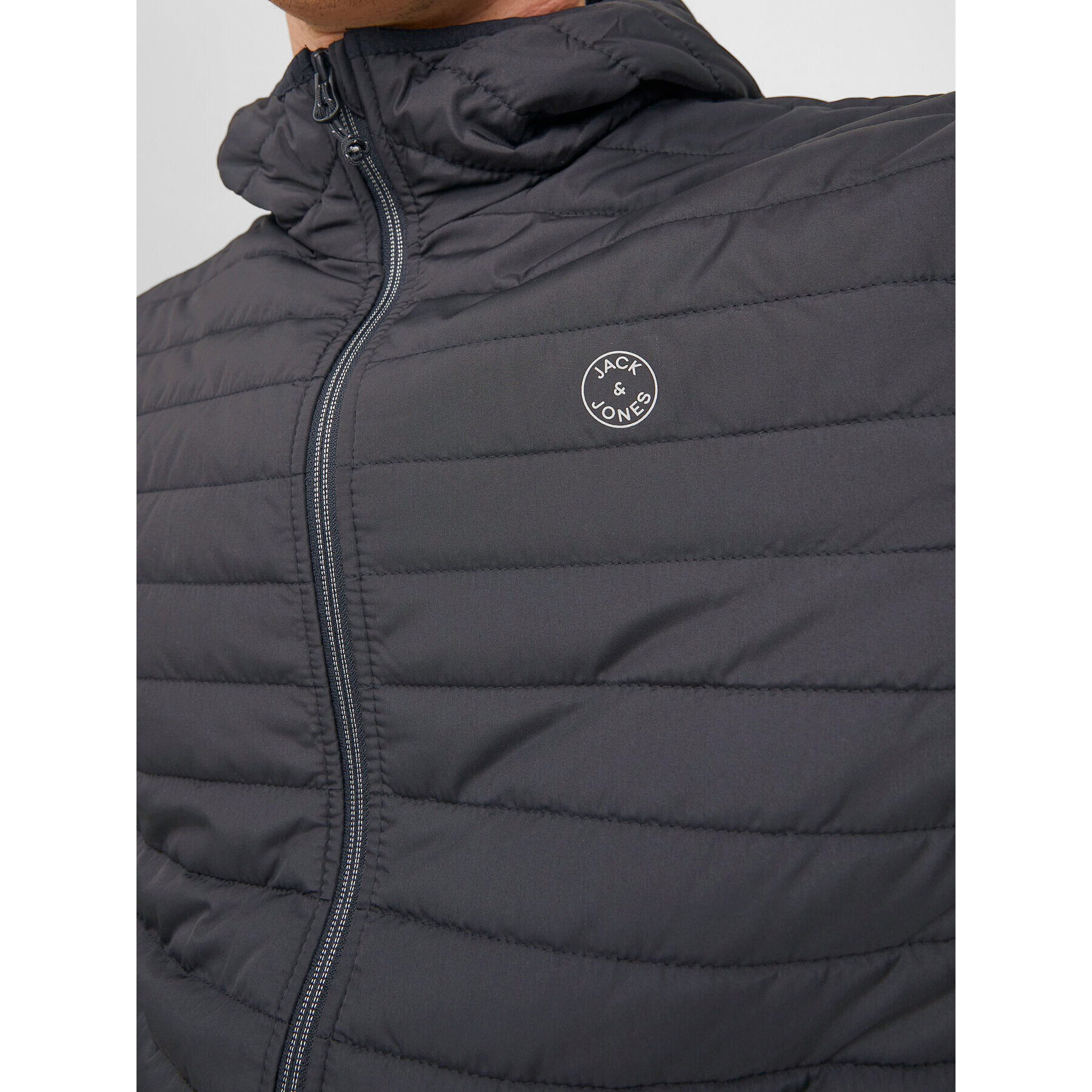 Jack&Jones Prechodná bunda Multi Quilted 12182242 Čierna Regular Fit - Pepit.sk