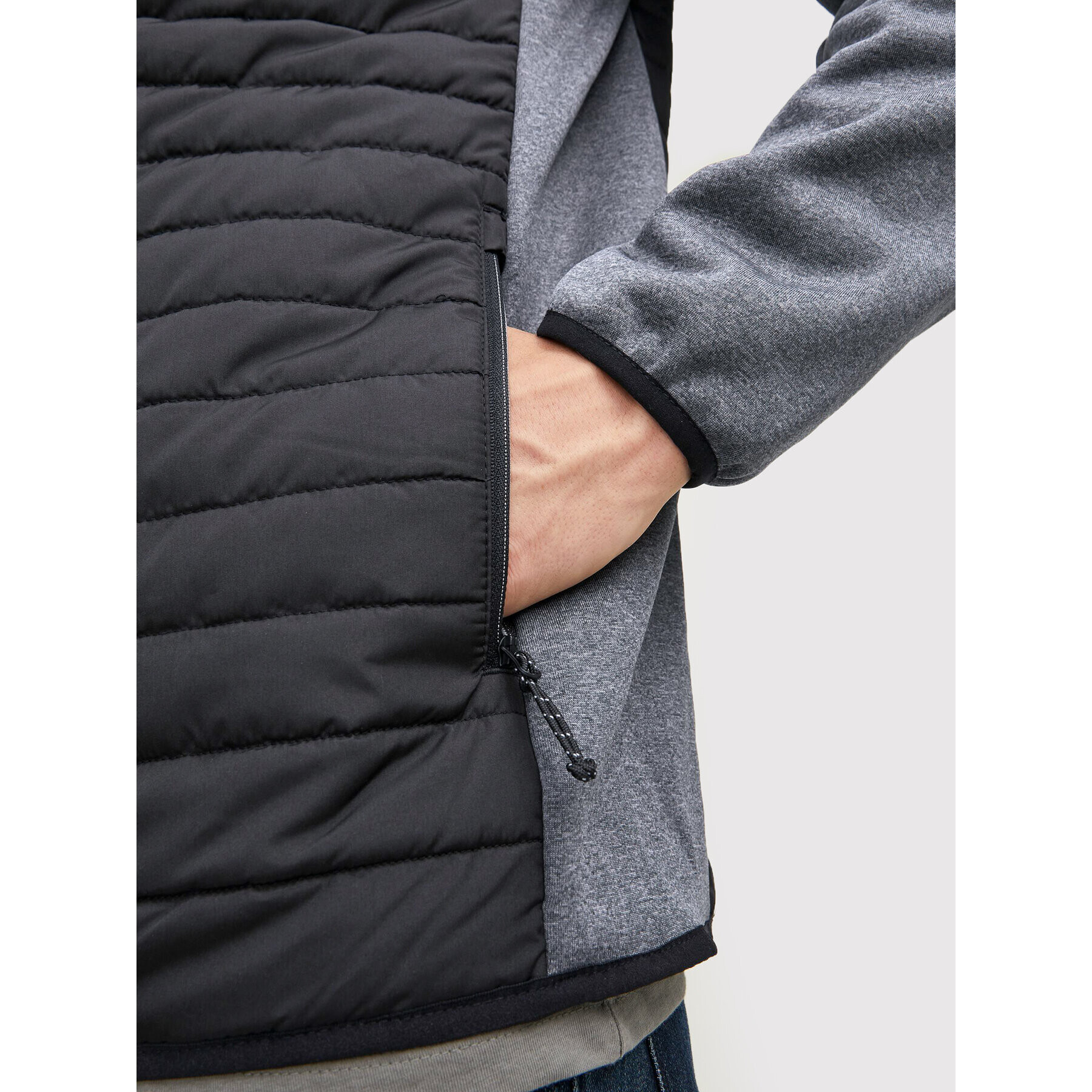 Jack&Jones Prechodná bunda Multi Quilted 12182242 Čierna Regular Fit - Pepit.sk