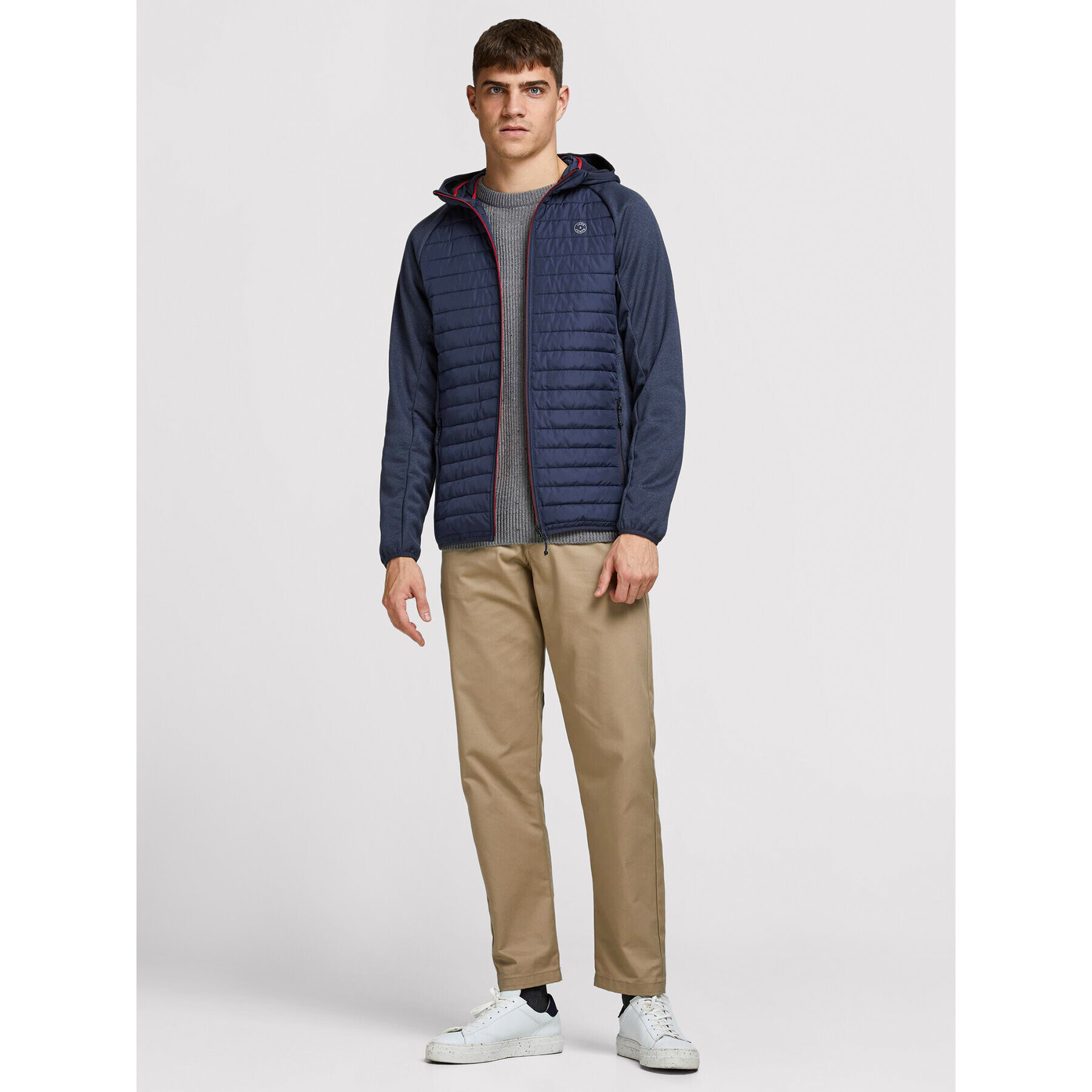 Jack&Jones Prechodná bunda Multi Quilted 12182242 Tmavomodrá Regular Fit - Pepit.sk