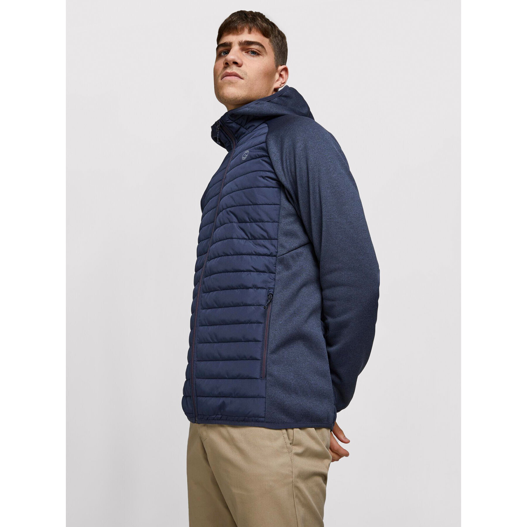 Jack&Jones Prechodná bunda Multi Quilted 12182242 Tmavomodrá Regular Fit - Pepit.sk