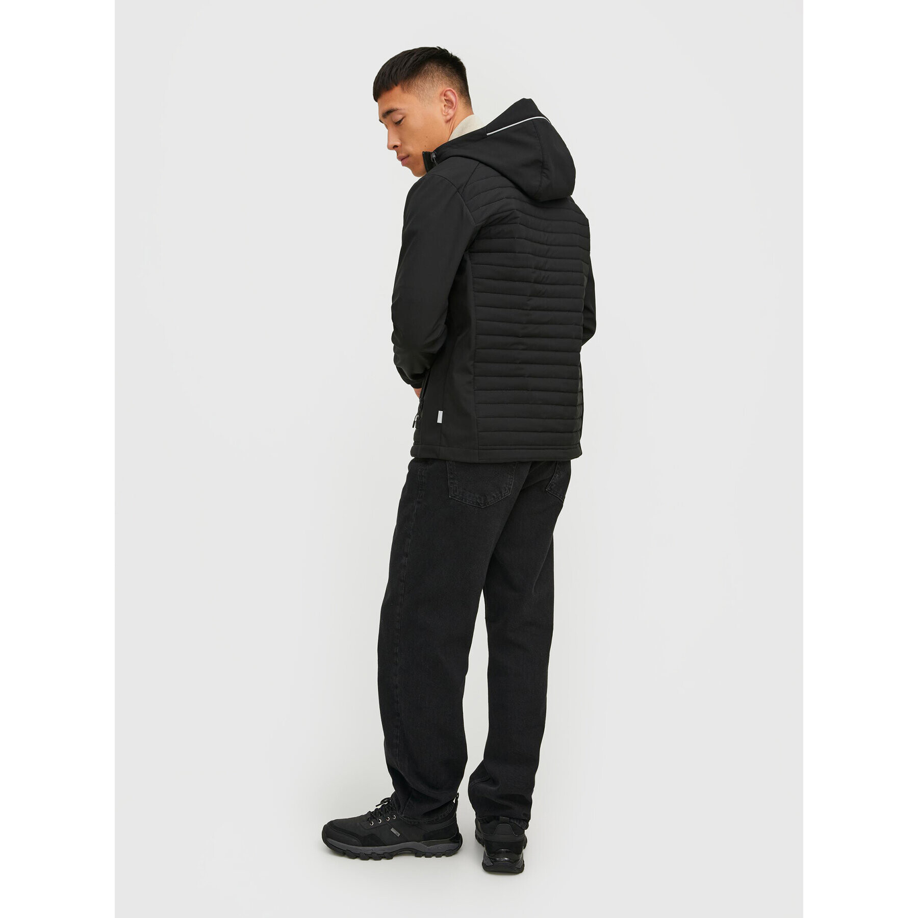 Jack&Jones Prechodná bunda Toby 12215938 Čierna Regular Fit - Pepit.sk