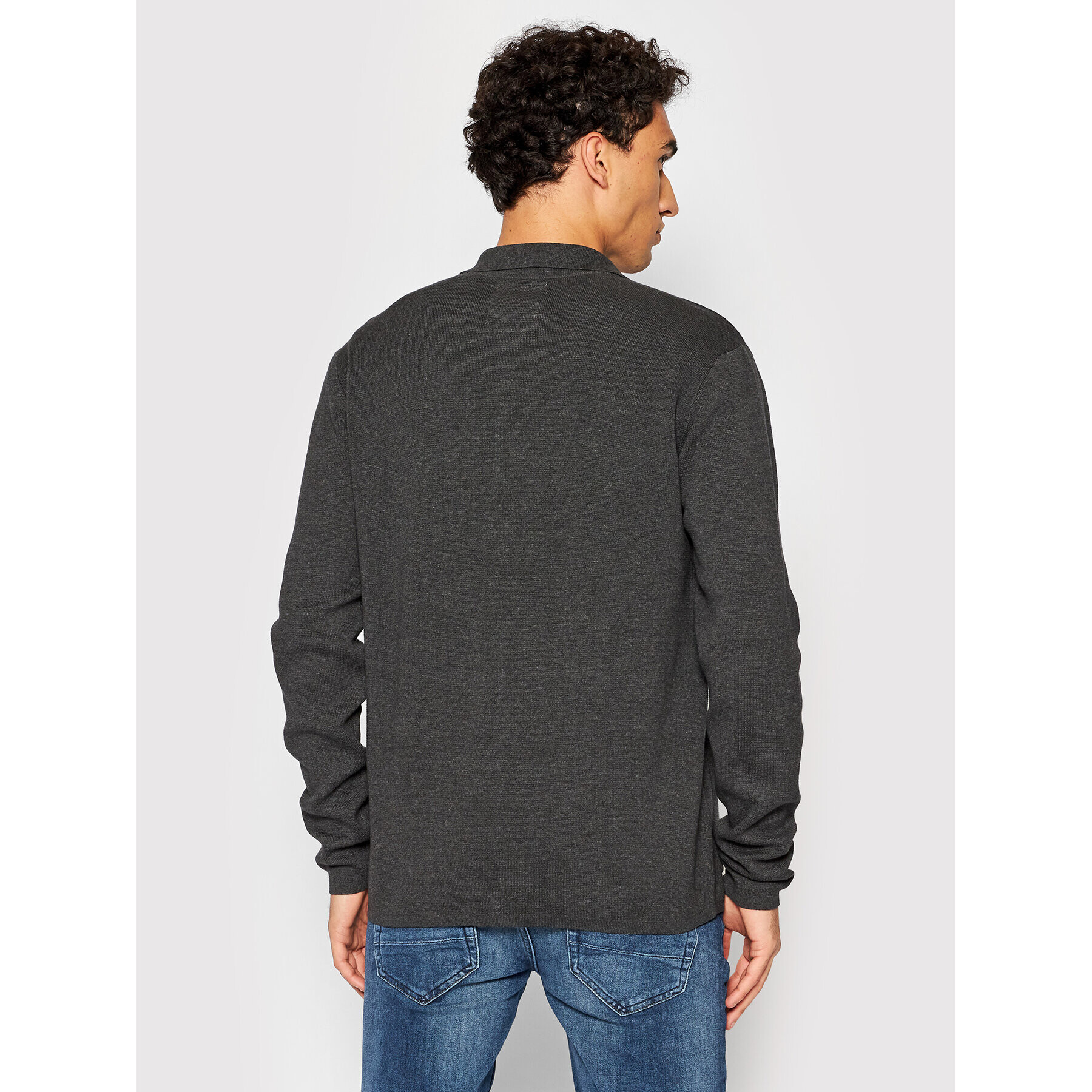 Jack&Jones PREMIUM Kardigán Blajames 12193160 Sivá Regular Fit - Pepit.sk