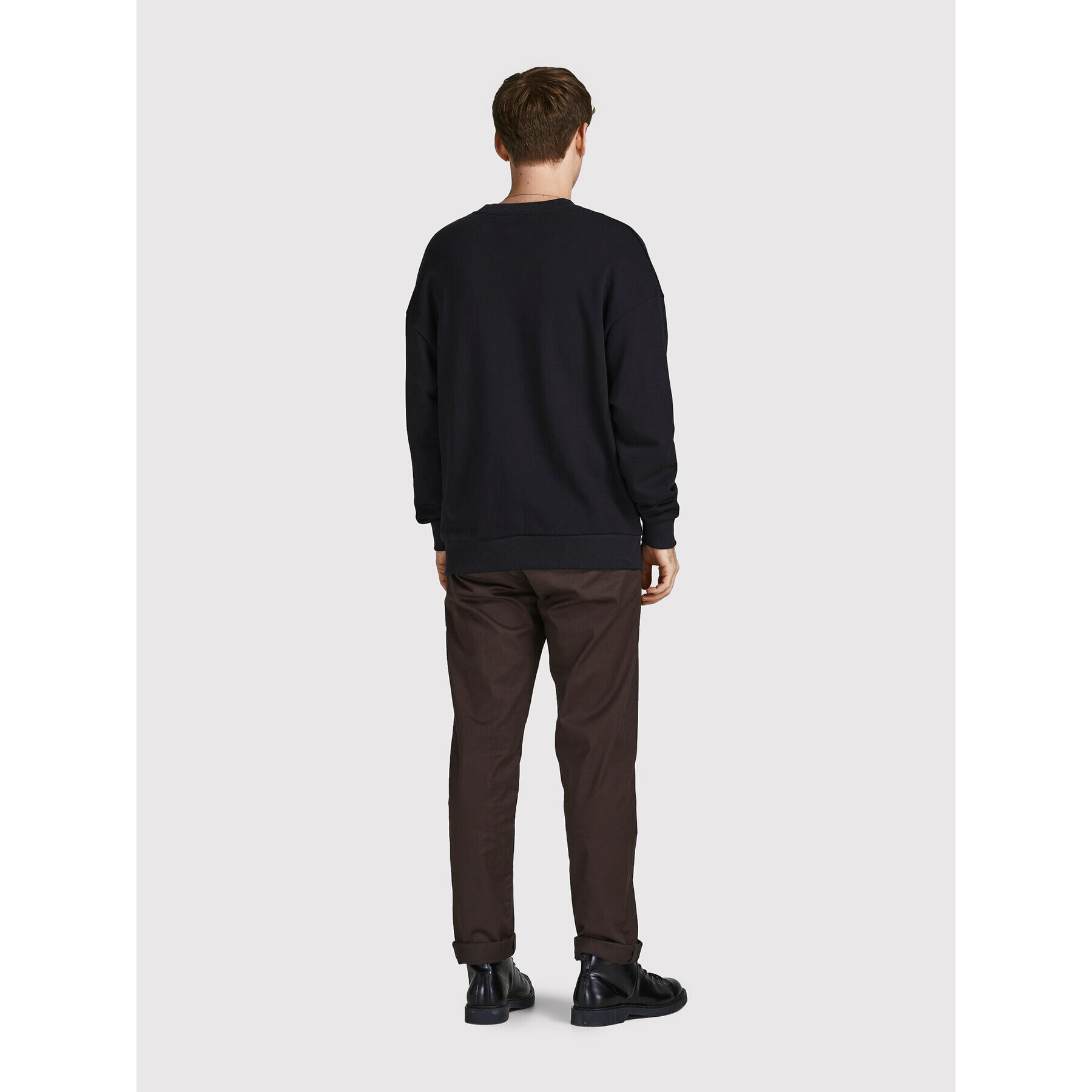 Jack&Jones PREMIUM Mikina Blakam 12206439 Čierna Oversize - Pepit.sk