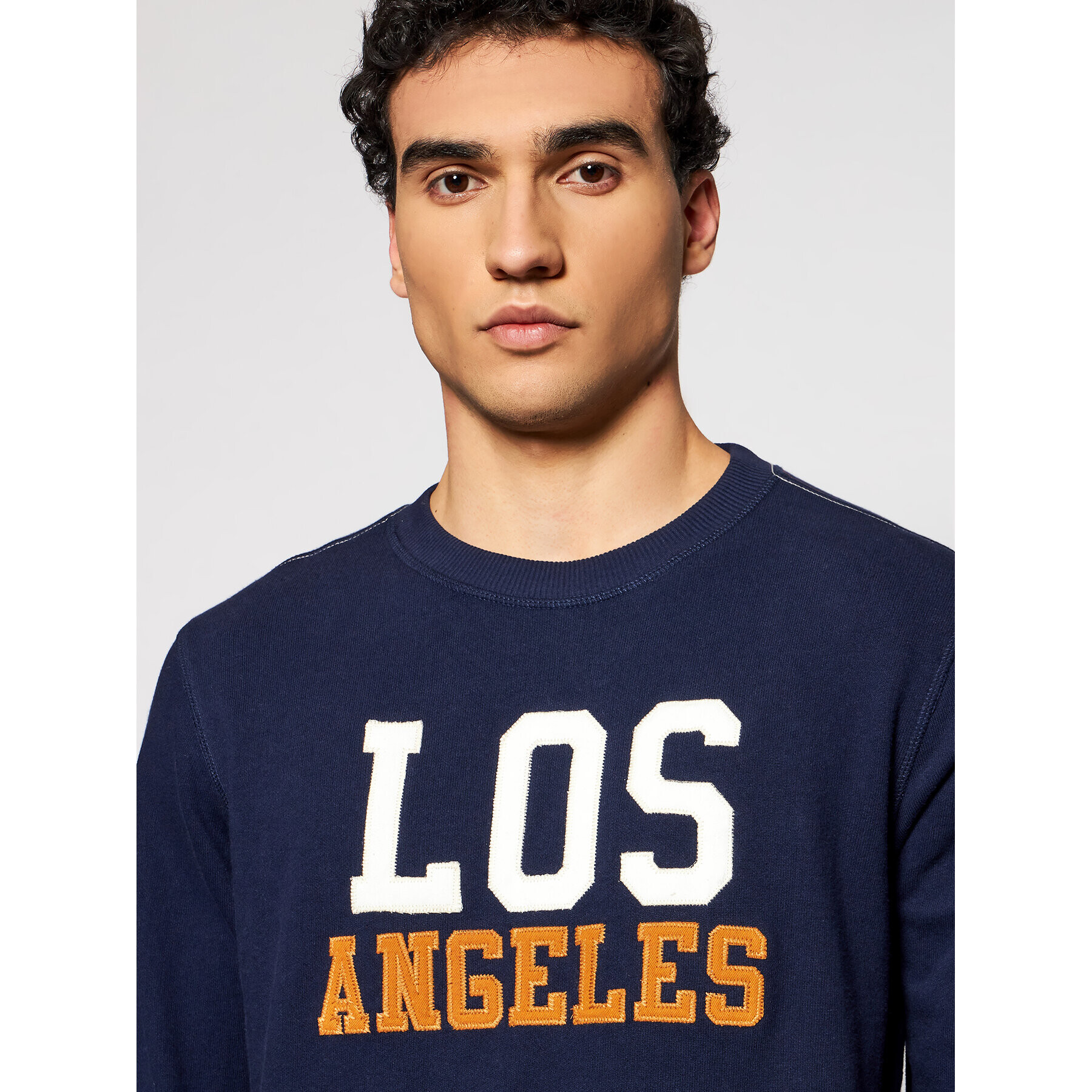 Jack&Jones PREMIUM Mikina Blue Terence 12183539 Tmavomodrá Regular Fit - Pepit.sk