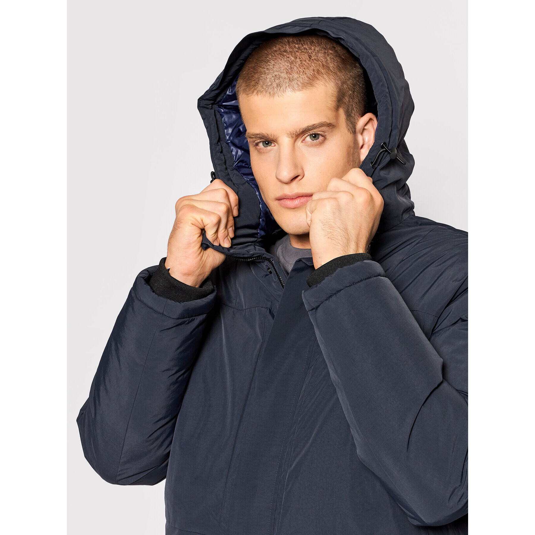 Jack&Jones PREMIUM Parka Blaharold 12192814 Tmavomodrá Regular Fit - Pepit.sk