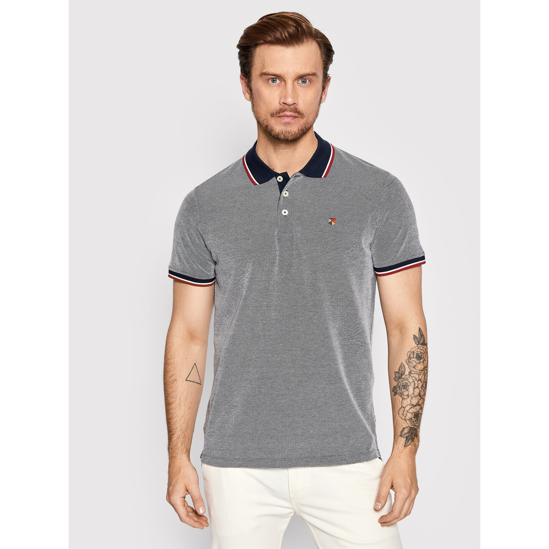 Jack&Jones PREMIUM Polokošeľa Bluwin 12169064 Tmavomodrá Regular Fit - Pepit.sk