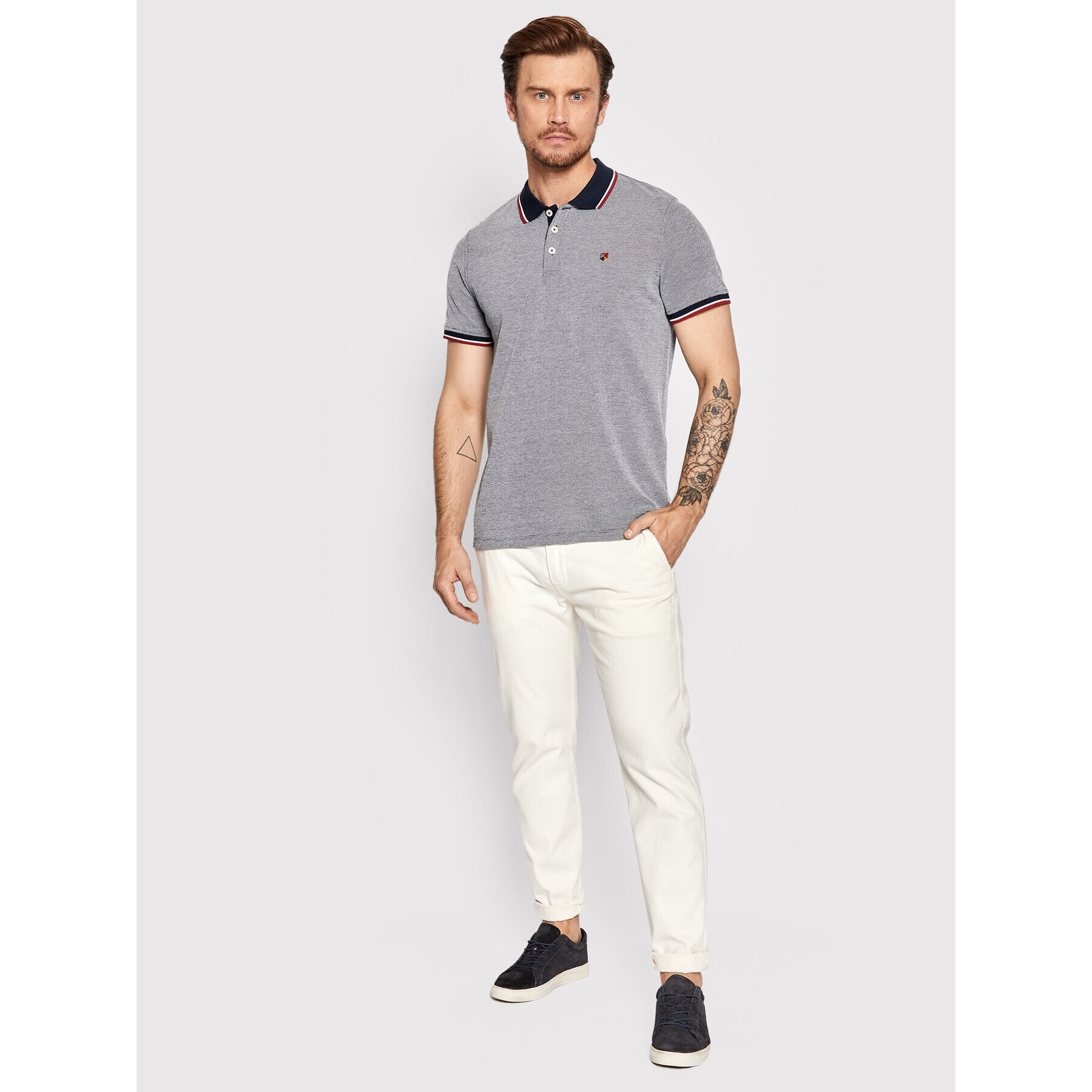 Jack&Jones PREMIUM Polokošeľa Bluwin 12169064 Tmavomodrá Regular Fit - Pepit.sk