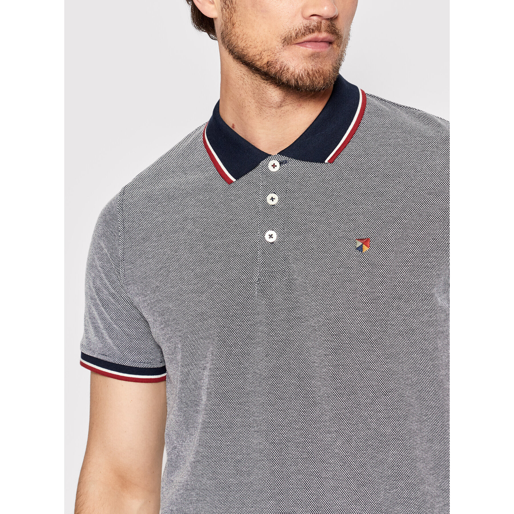 Jack&Jones PREMIUM Polokošeľa Bluwin 12169064 Tmavomodrá Regular Fit - Pepit.sk