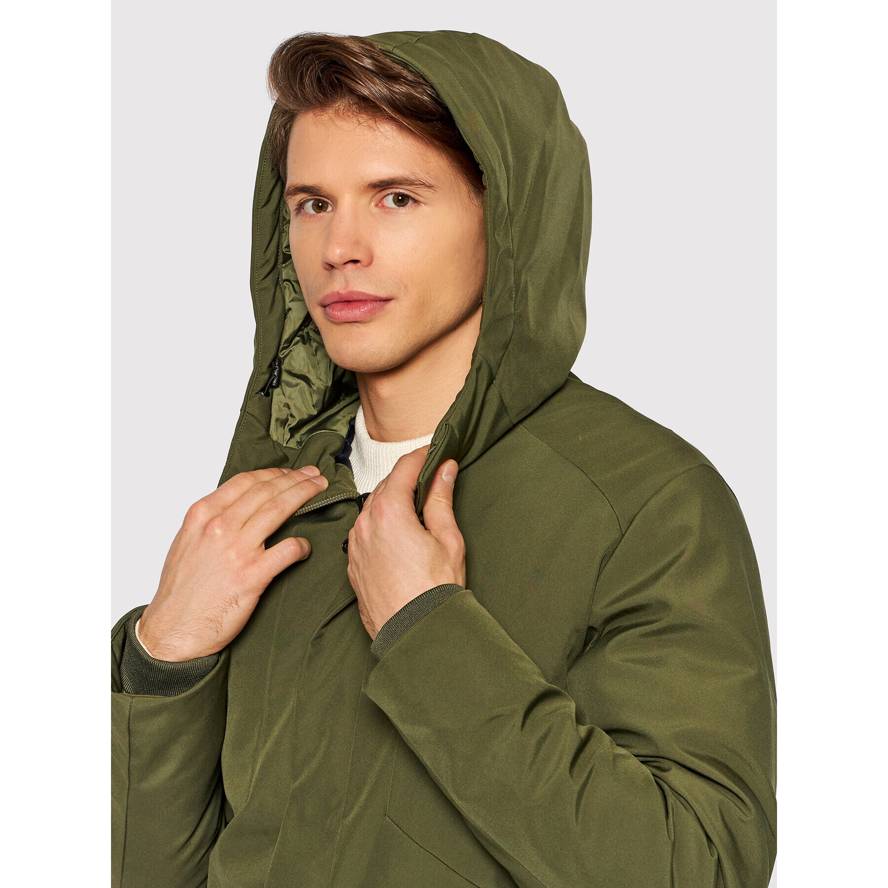 Jack&Jones PREMIUM Prechodná bunda Reid 12192160 Zelená Regular Fit - Pepit.sk