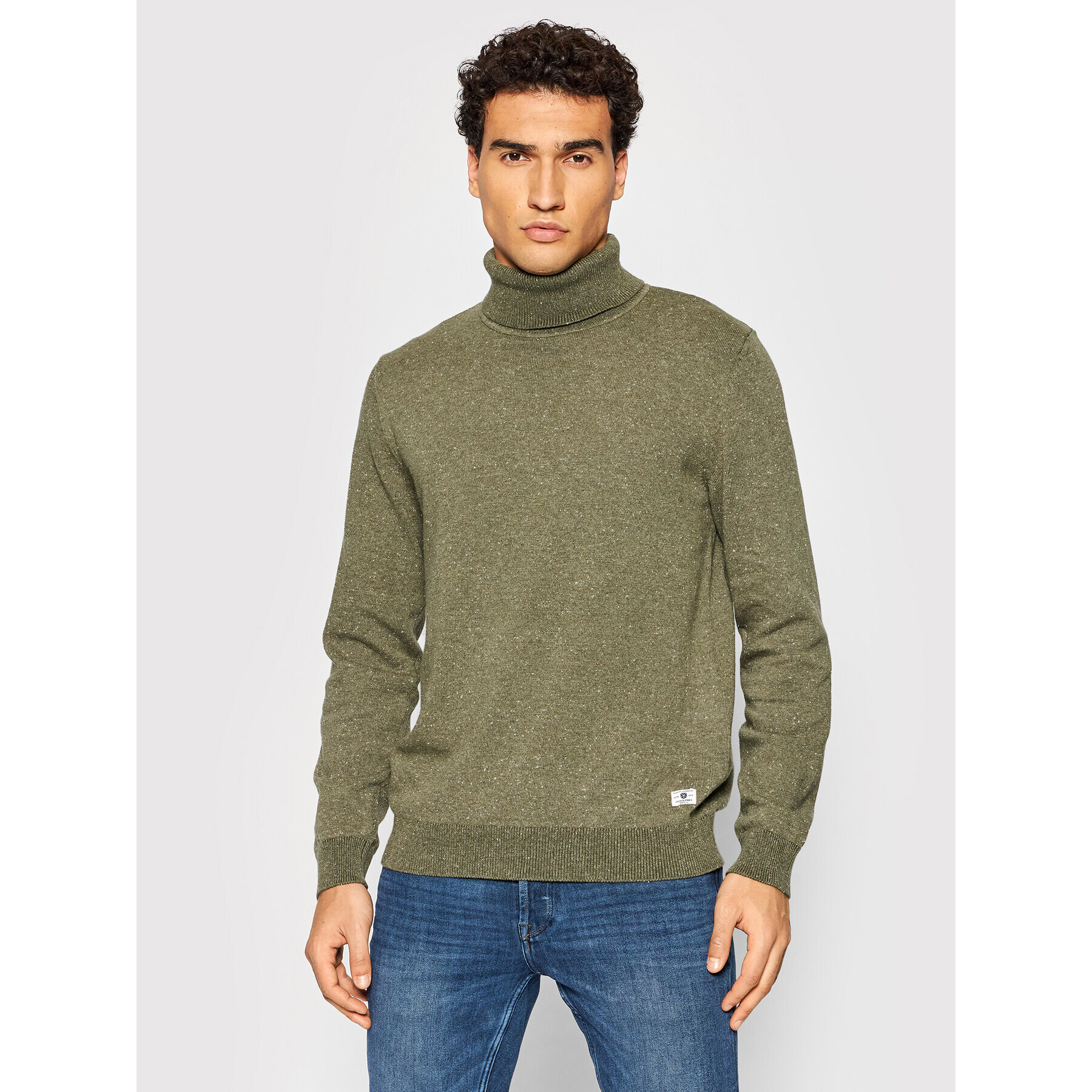 Jack&Jones PREMIUM Rolák Morris 12192496 Zelená Regular Fit - Pepit.sk