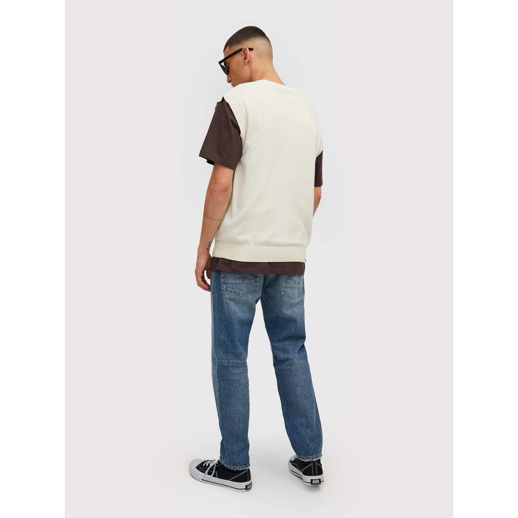 Jack&Jones PREMIUM Sveter Lasse 12210345 Béžová Regular Fit - Pepit.sk