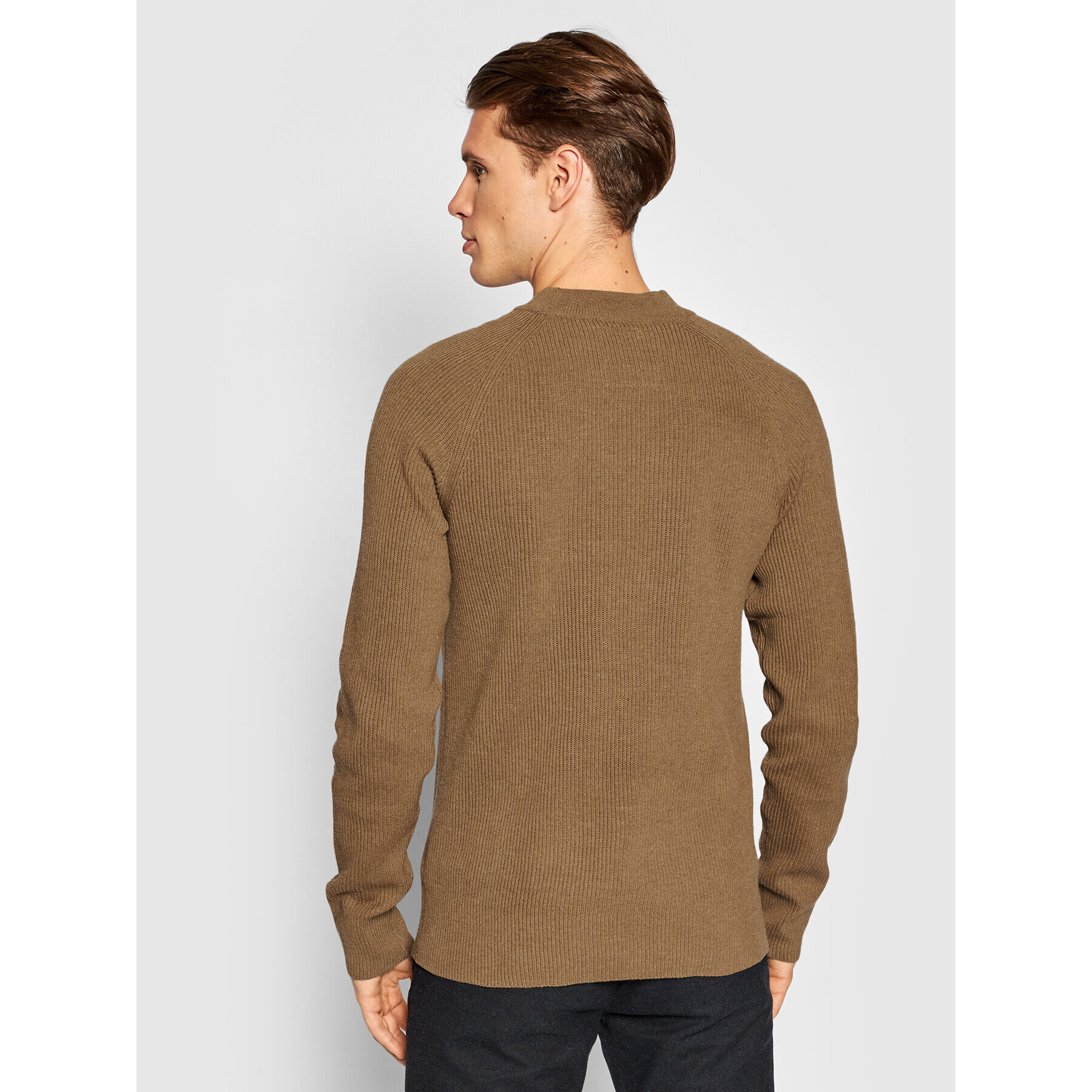 Jack&Jones PREMIUM Sveter Perfect 12193517 Zelená Regular Fit - Pepit.sk