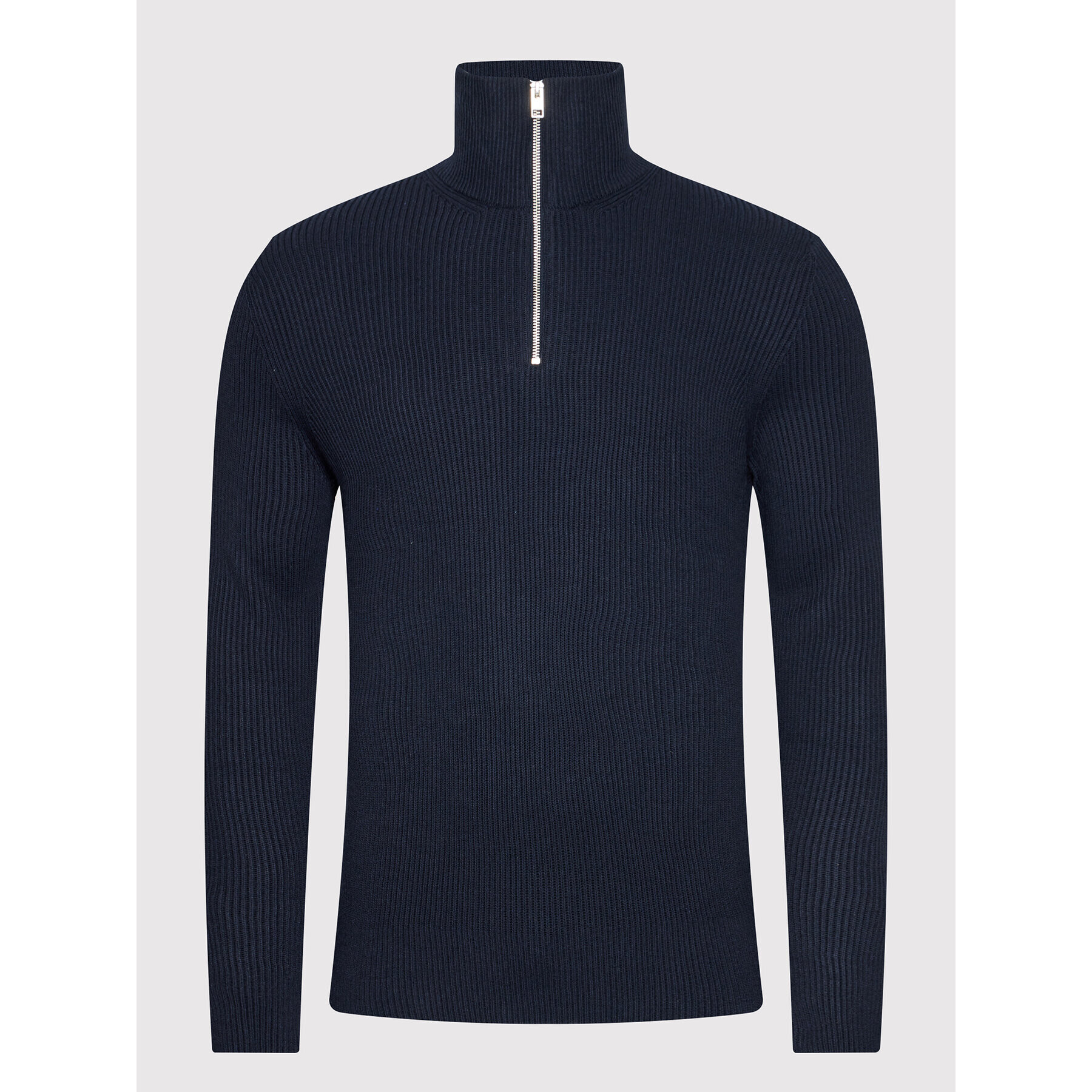 Jack&Jones PREMIUM Sveter Perfect 12193527 Tmavomodrá Regular Fit - Pepit.sk