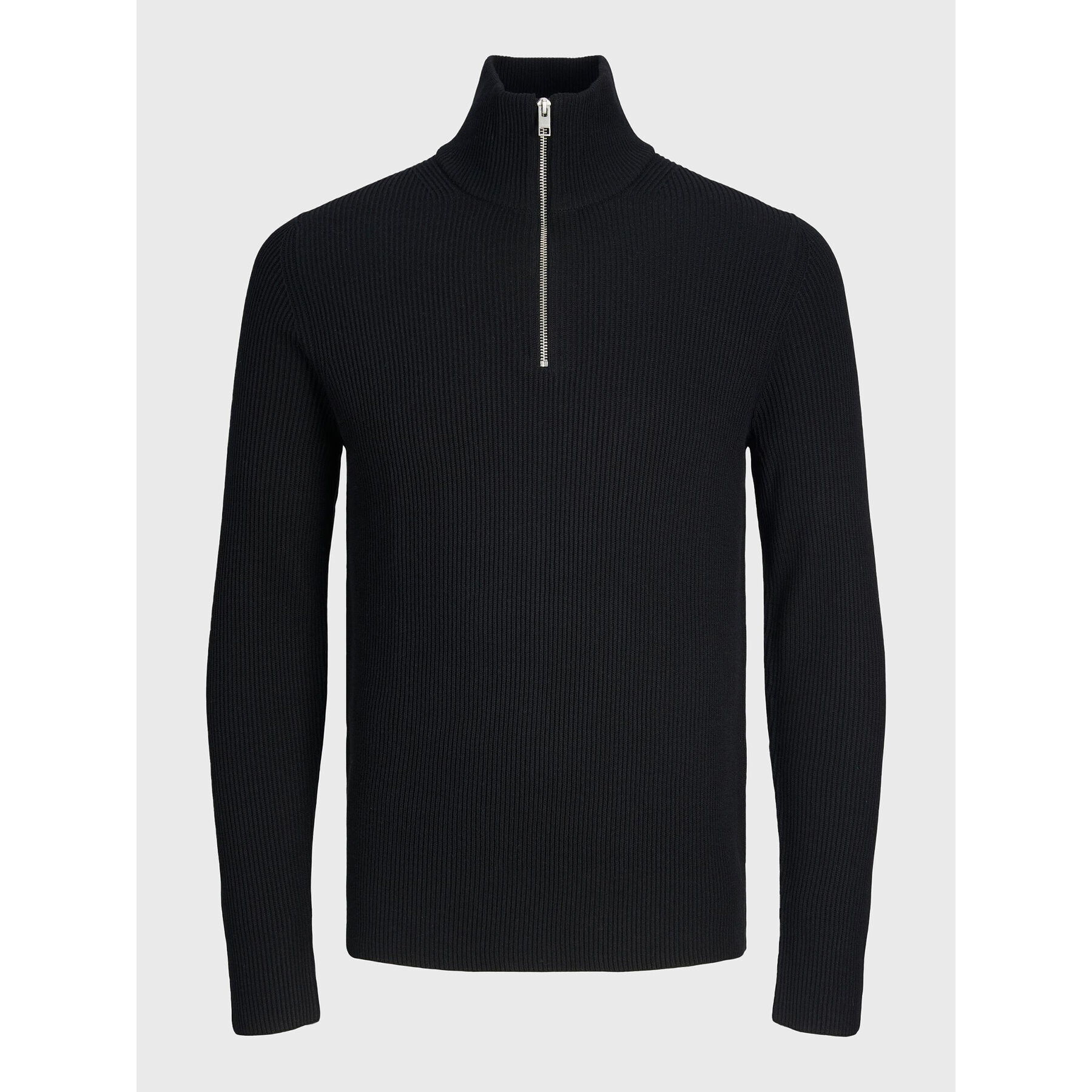 Jack&Jones PREMIUM Sveter Perfect 12216768 Čierna Regular Fit - Pepit.sk