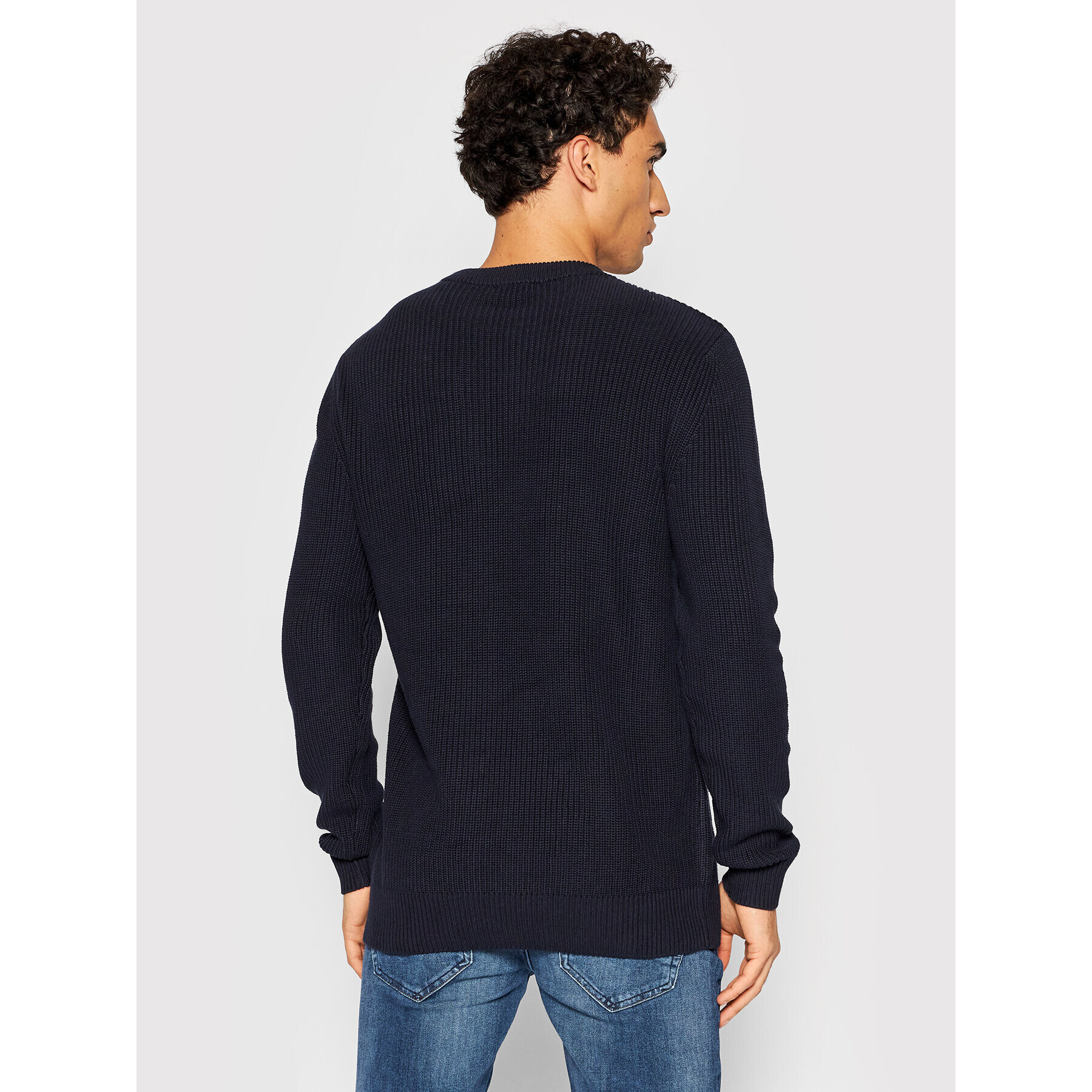 Jack&Jones PREMIUM Sveter Well 12193093 Tmavomodrá Regular Fit - Pepit.sk