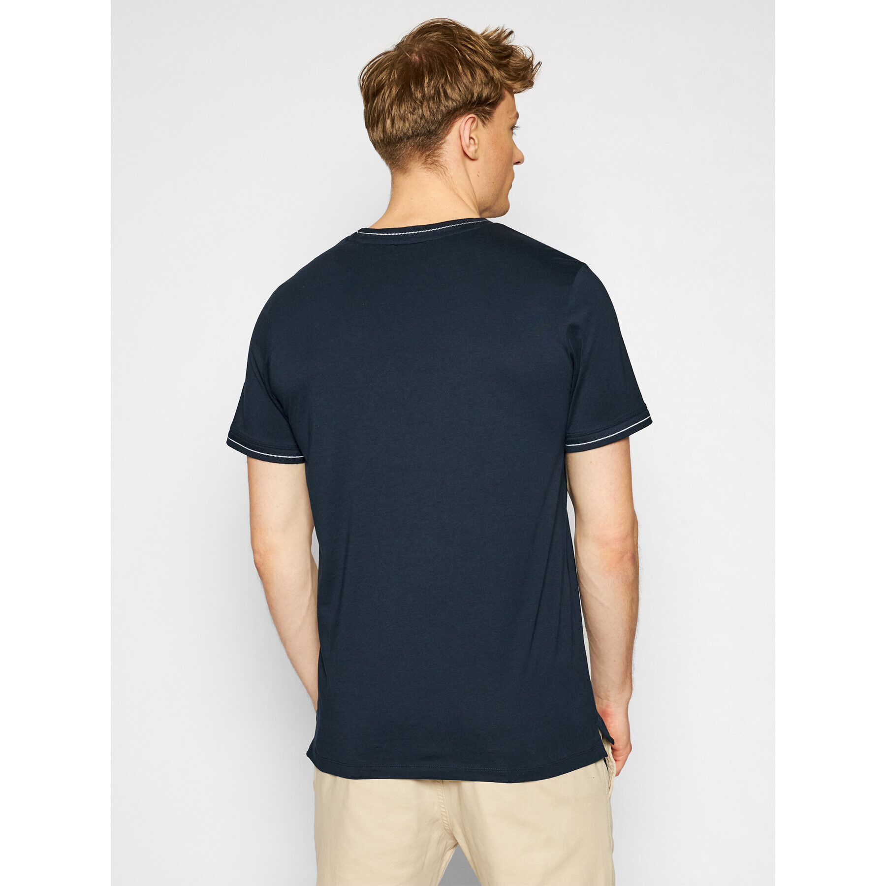 Jack&Jones PREMIUM Tričko Blalucas 12184760 Tmavomodrá Regular Fit - Pepit.sk