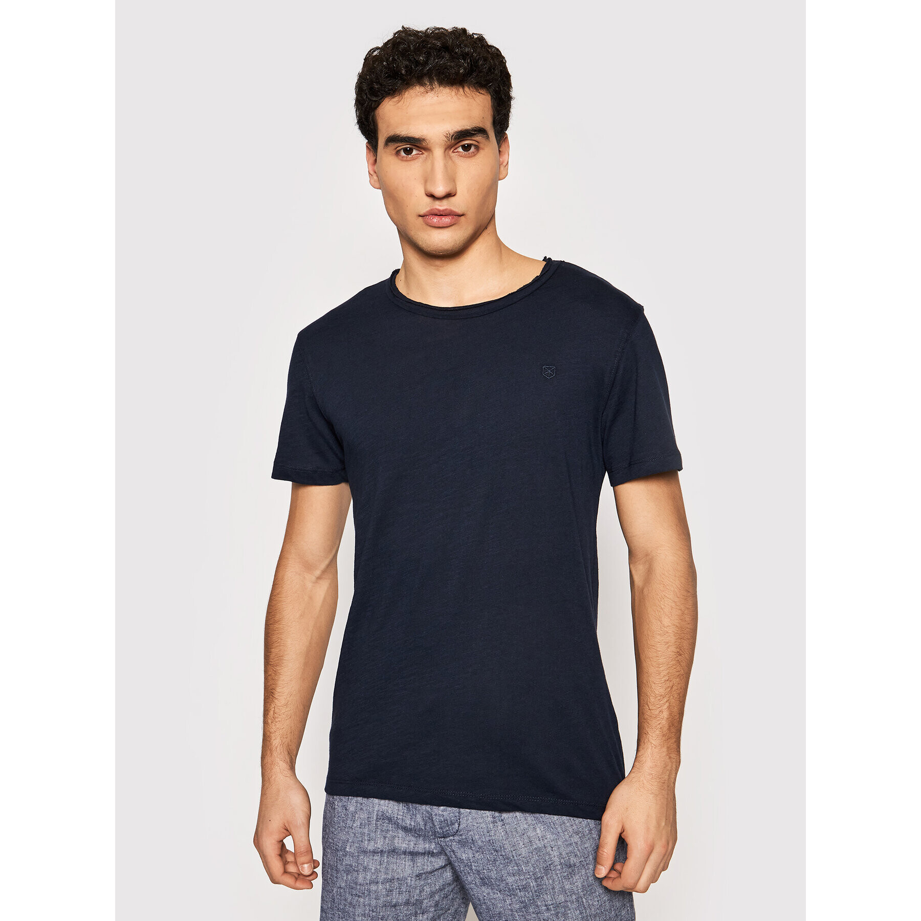 Jack&Jones PREMIUM Tričko Bluvance 12185027 Tmavomodrá Regular Fit - Pepit.sk