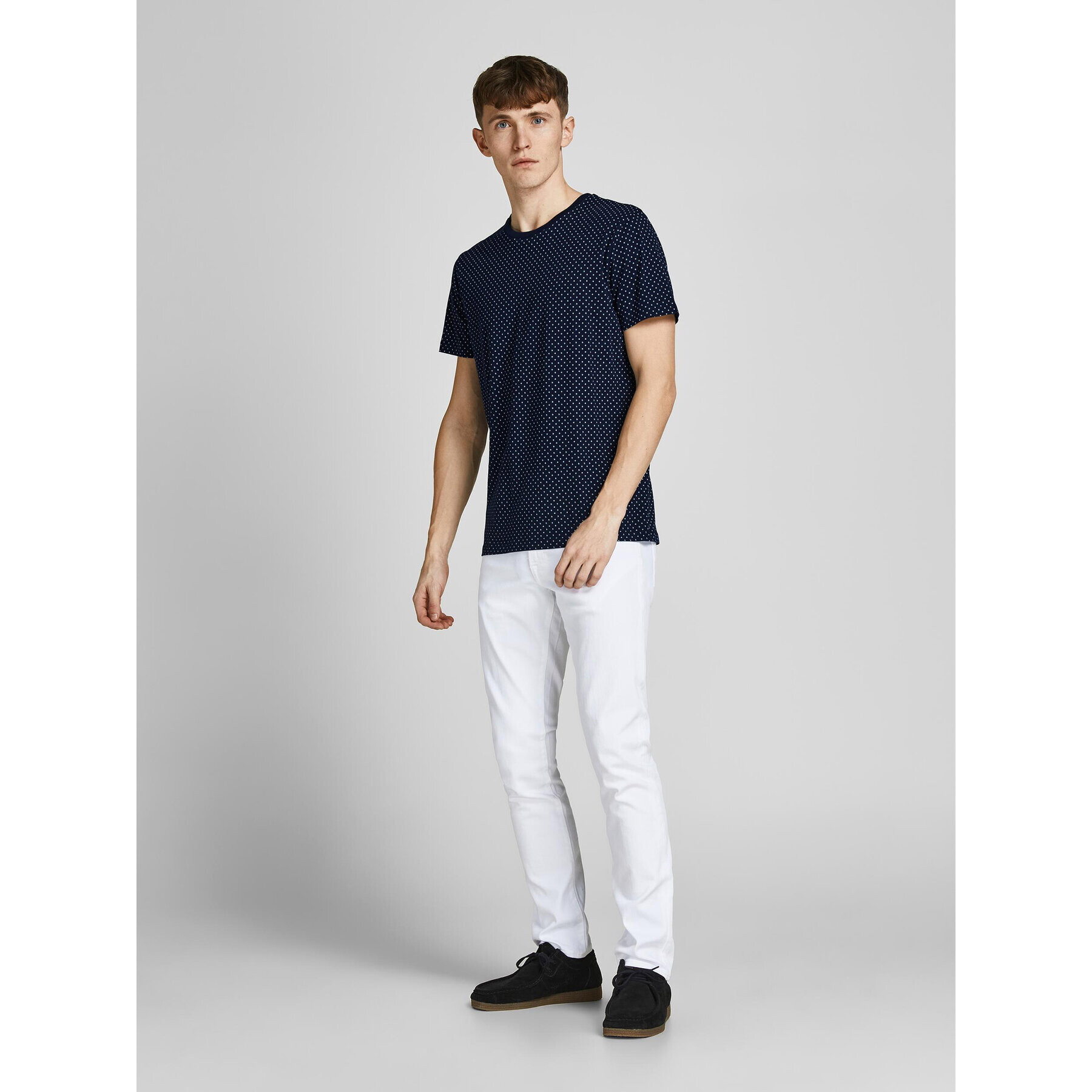 Jack&Jones PREMIUM Tričko Metz 12210123 Tmavomodrá Regular Fit - Pepit.sk