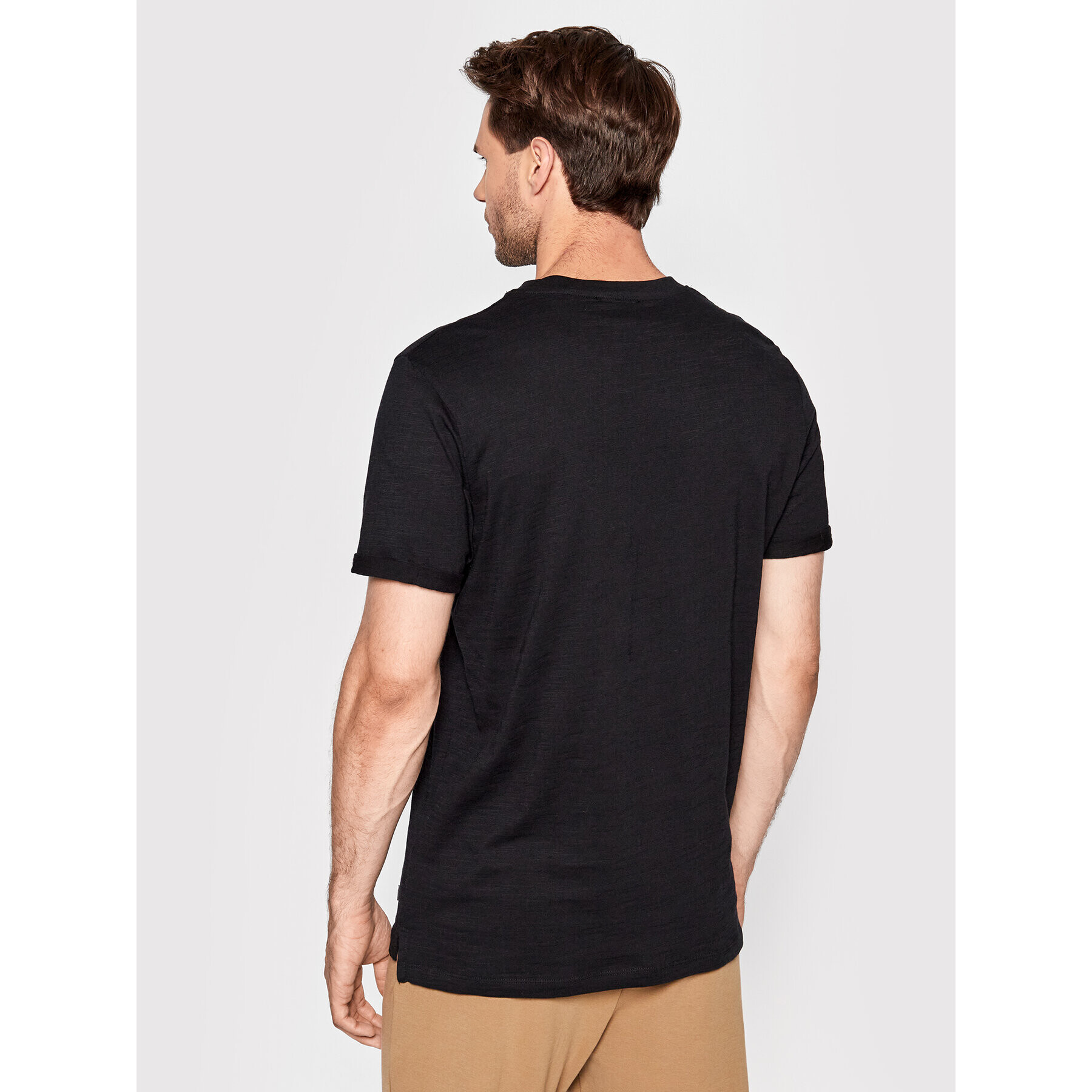 Jack&Jones PREMIUM Tričko Tropic 12203772 Čierna Regular Fit - Pepit.sk