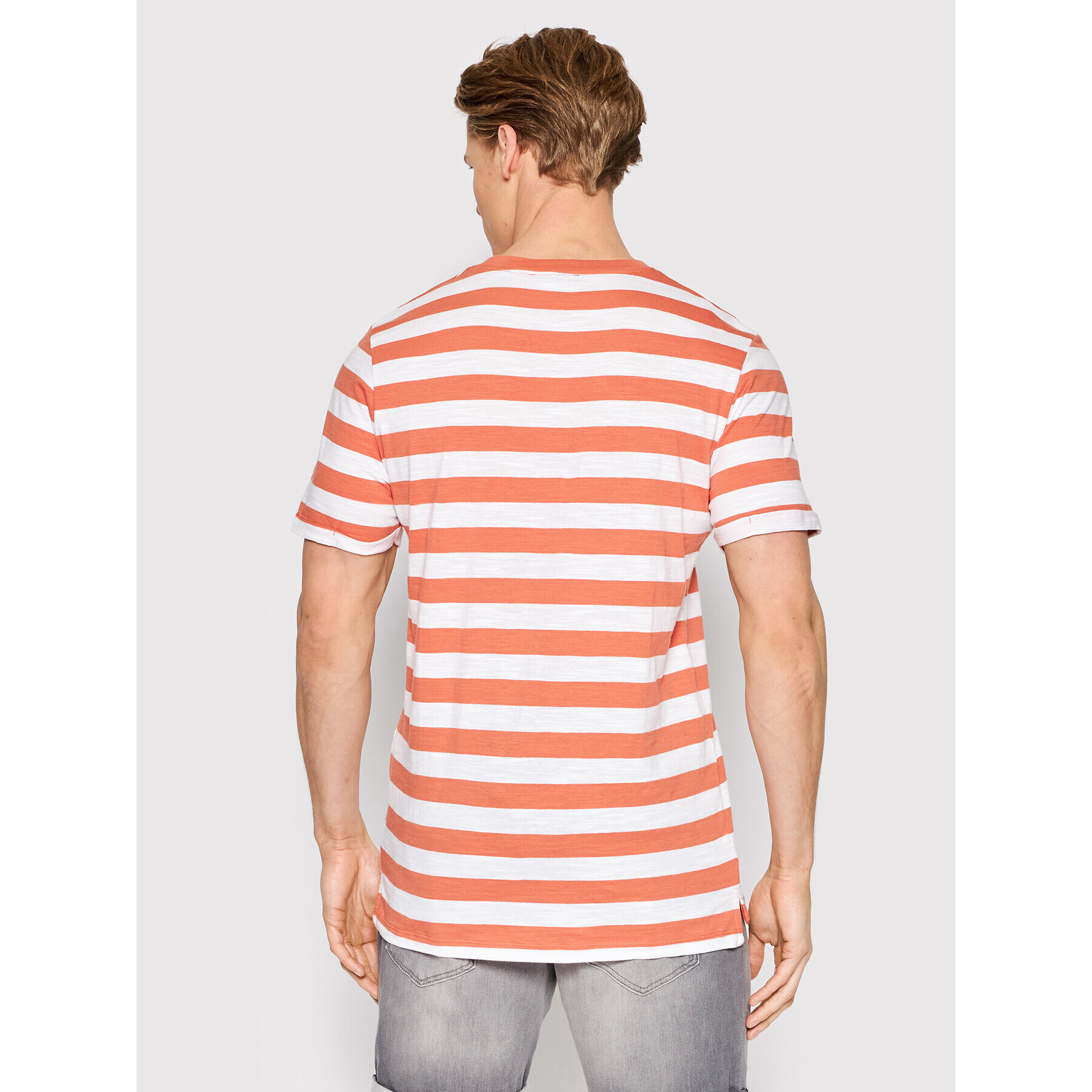 Jack&Jones PREMIUM Tričko Tropic 12203778 Oranžová Regular Fit - Pepit.sk