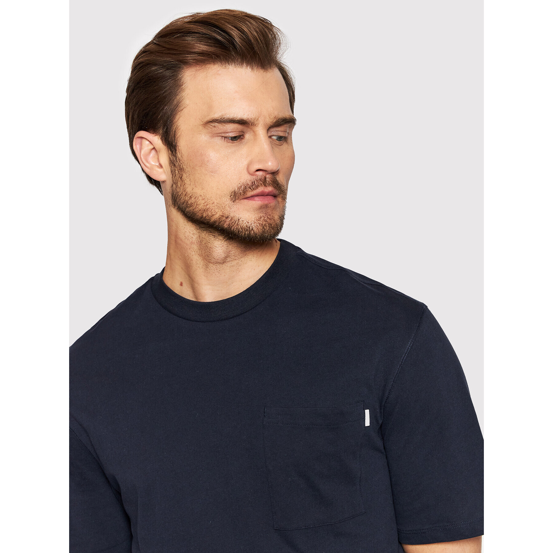 Jack&Jones PREMIUM Tričko Warren 12199243 Tmavomodrá Loose Fit - Pepit.sk