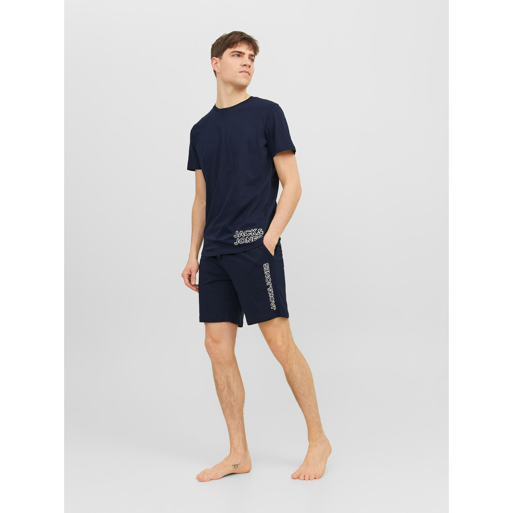 Jack&Jones Pyžamo 12245905 Tmavomodrá Standard Fit - Pepit.sk