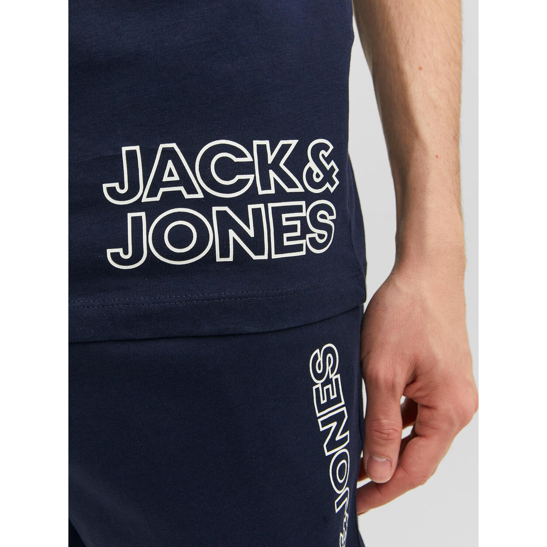 Jack&Jones Pyžamo 12245905 Tmavomodrá Standard Fit - Pepit.sk