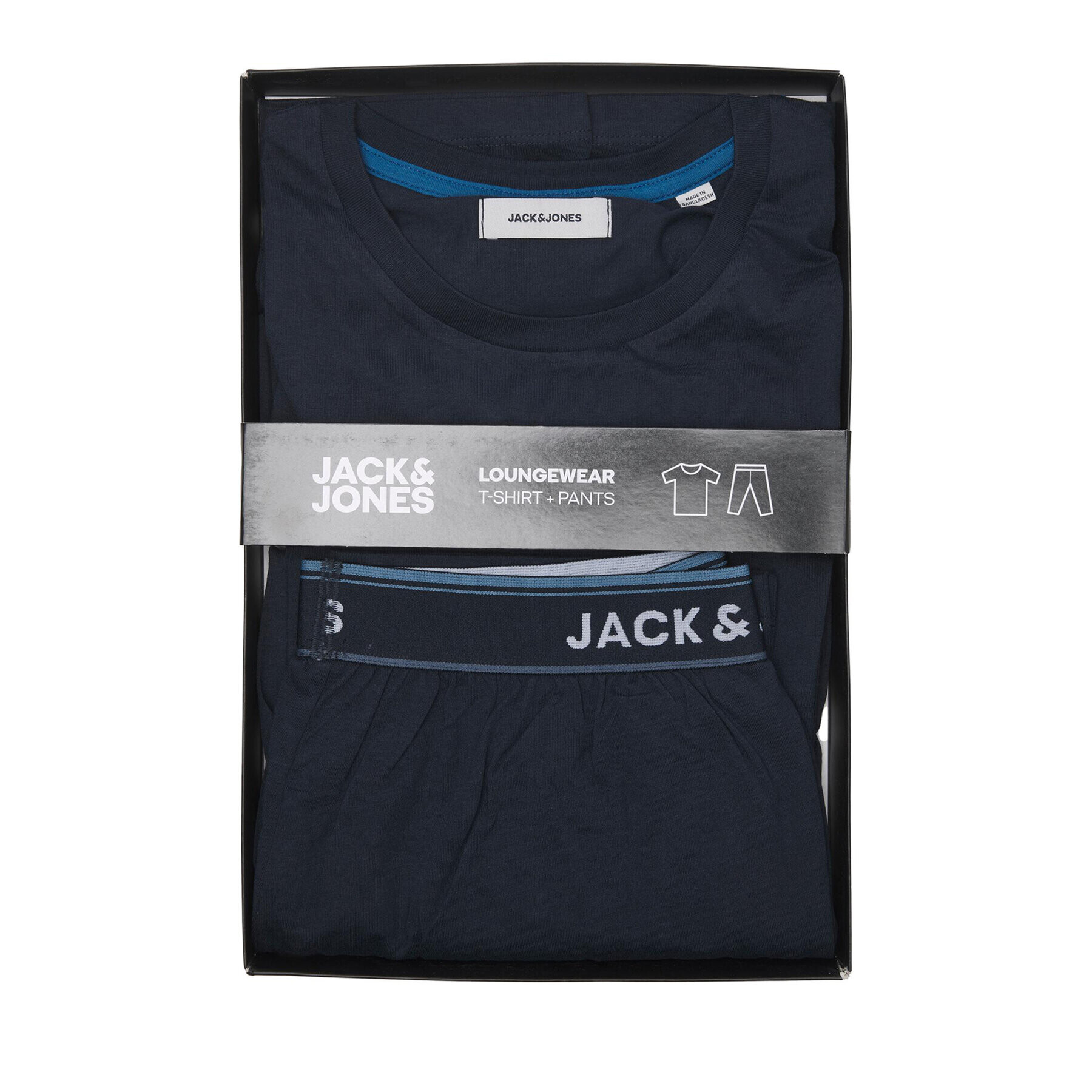 Jack&Jones Pyžamo Kyle 12227329 Tmavomodrá Standard Fit - Pepit.sk