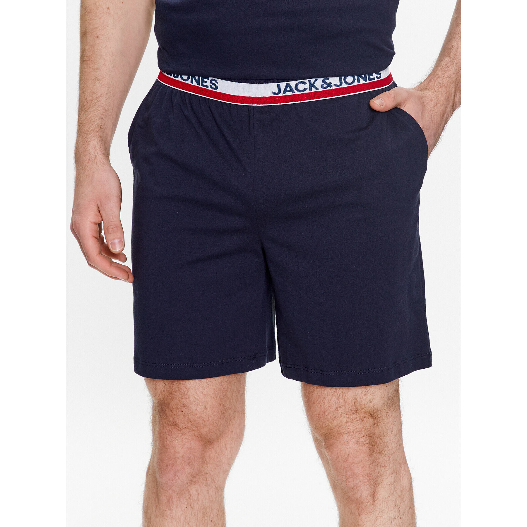 Jack&Jones Pyžamové šortky Tape 12230637 Tmavomodrá Regular Fit - Pepit.sk