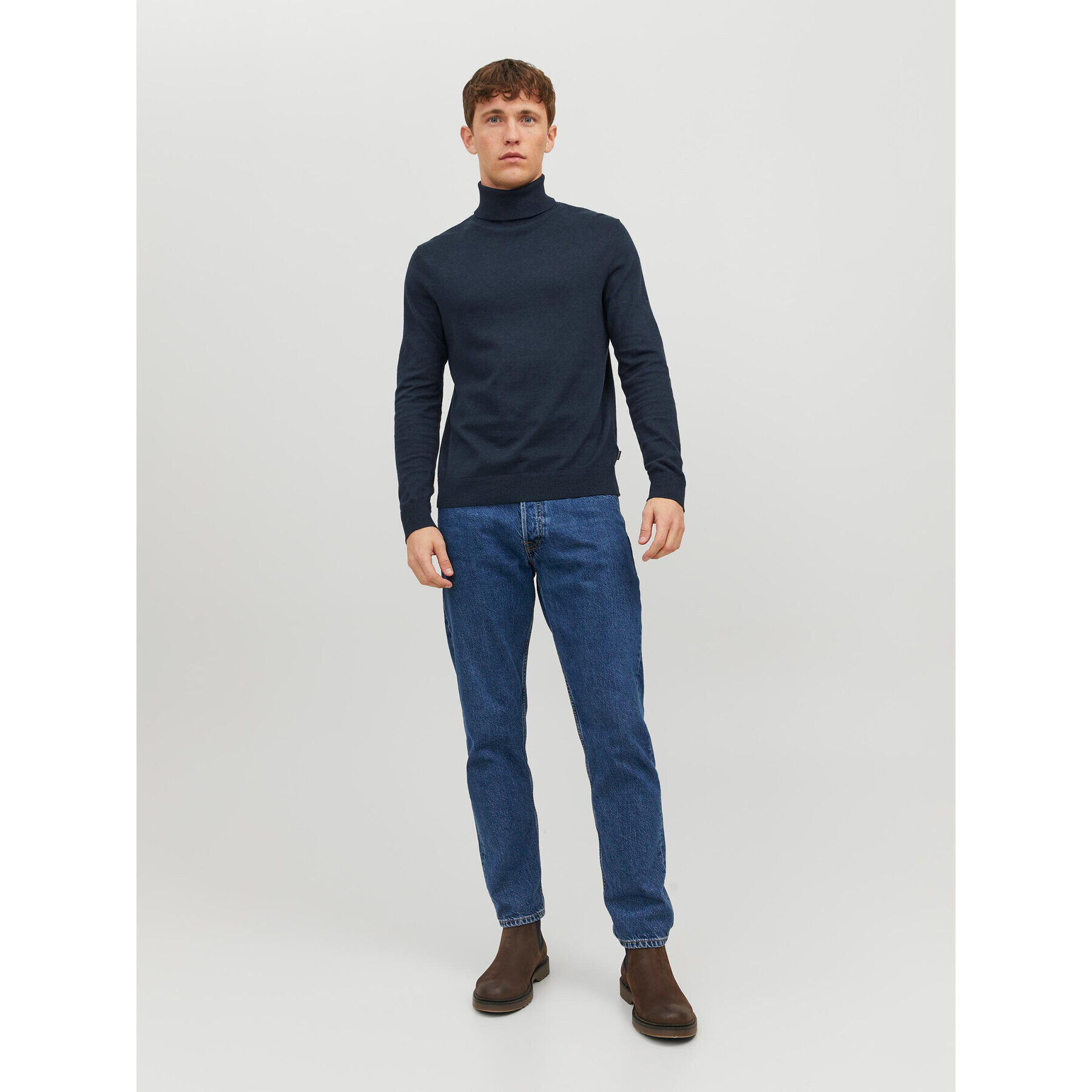 Jack&Jones Rolák 12157417 Tmavomodrá Regular Fit - Pepit.sk