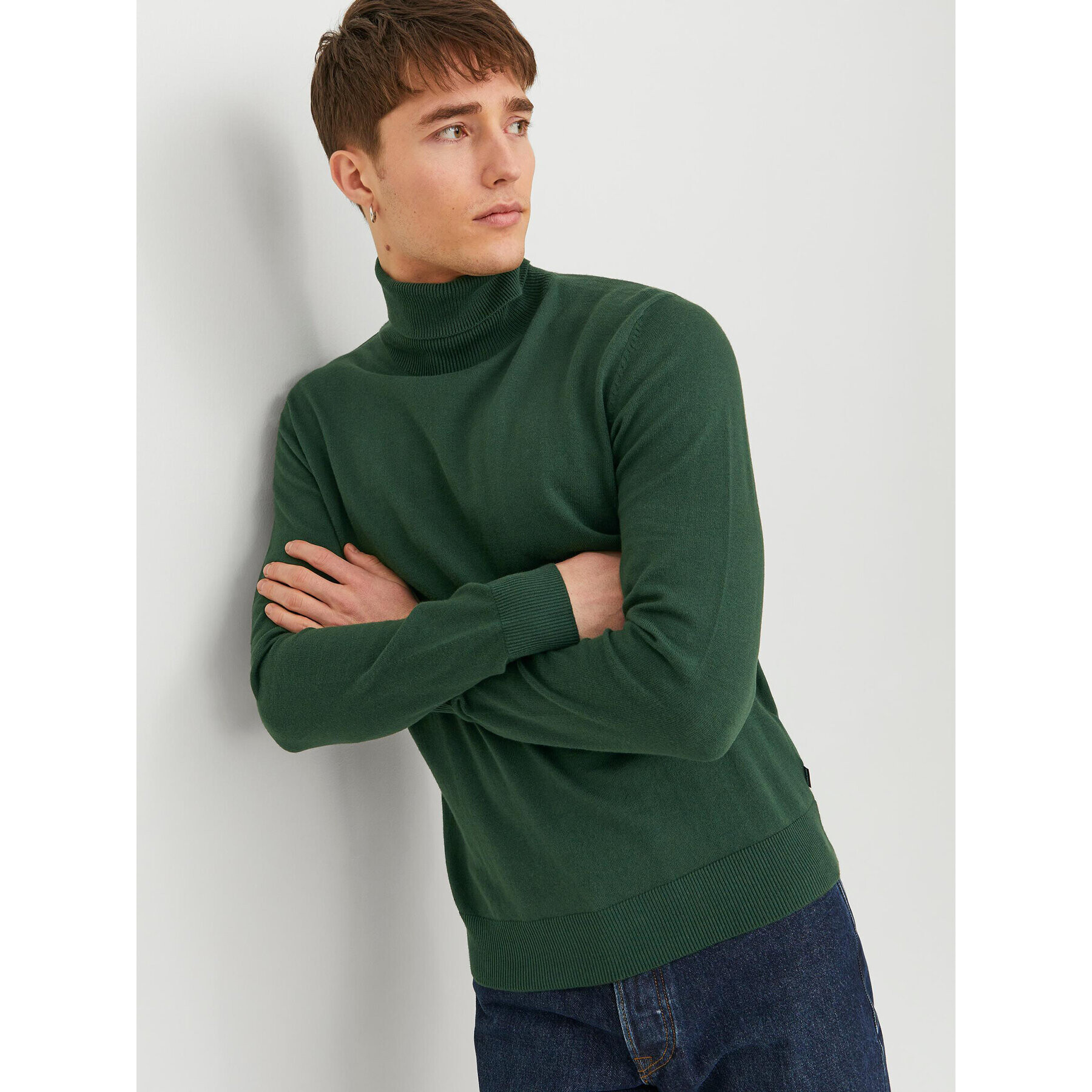 Jack&Jones Rolák 12157417 Zelená Regular Fit - Pepit.sk