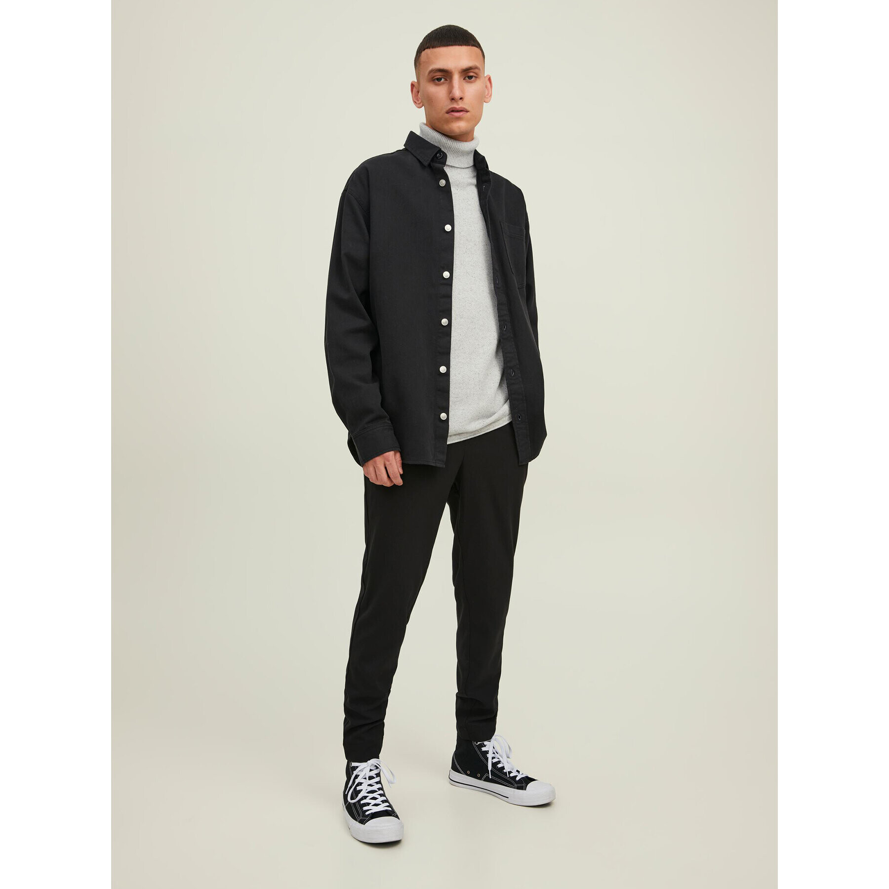 Jack&Jones Rolák 12210931 Sivá Regular Fit - Pepit.sk