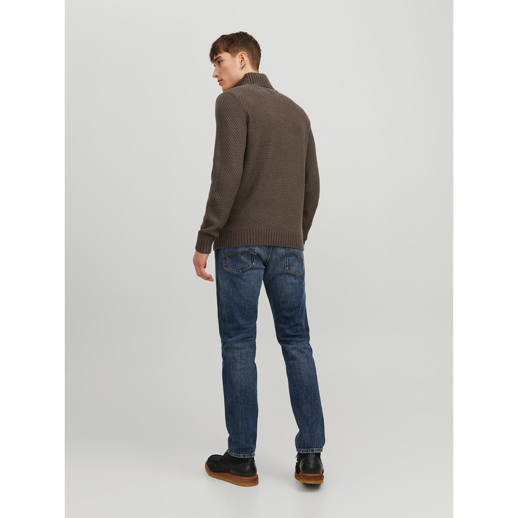 Jack&Jones Rolák 12236315 Hnedá Regular Fit - Pepit.sk