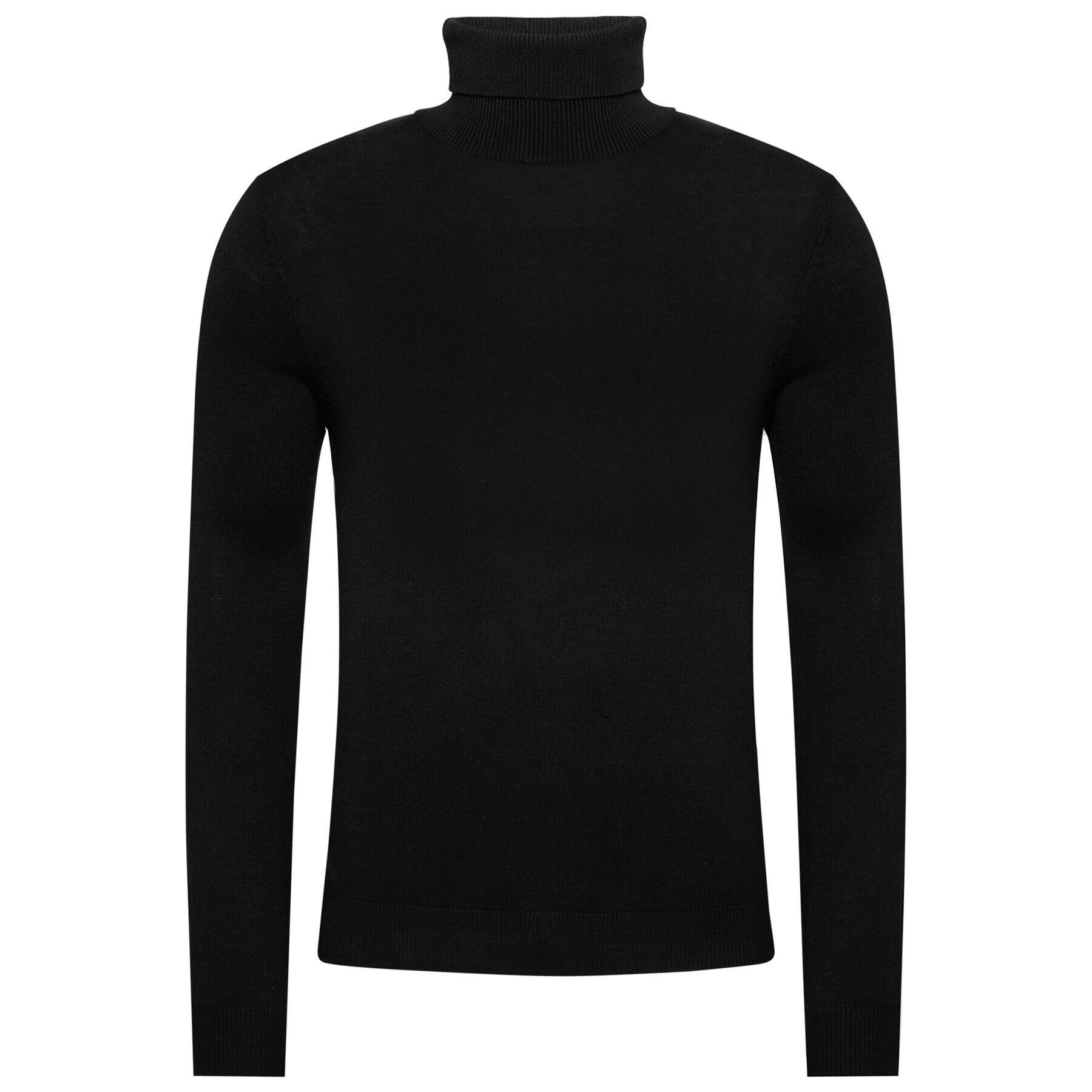 Jack&Jones Rolák Emil Knit Roll Neck 12157417 Čierna Regular Fit - Pepit.sk