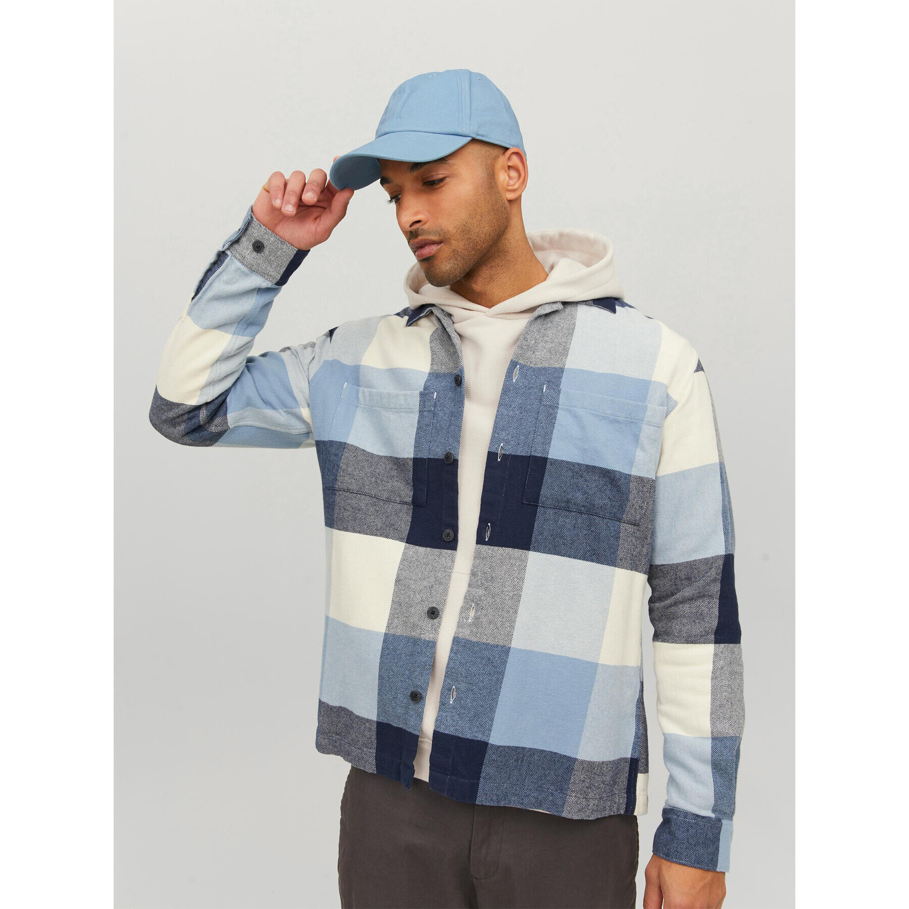 Jack&Jones Šiltovka 12193385 Modrá - Pepit.sk