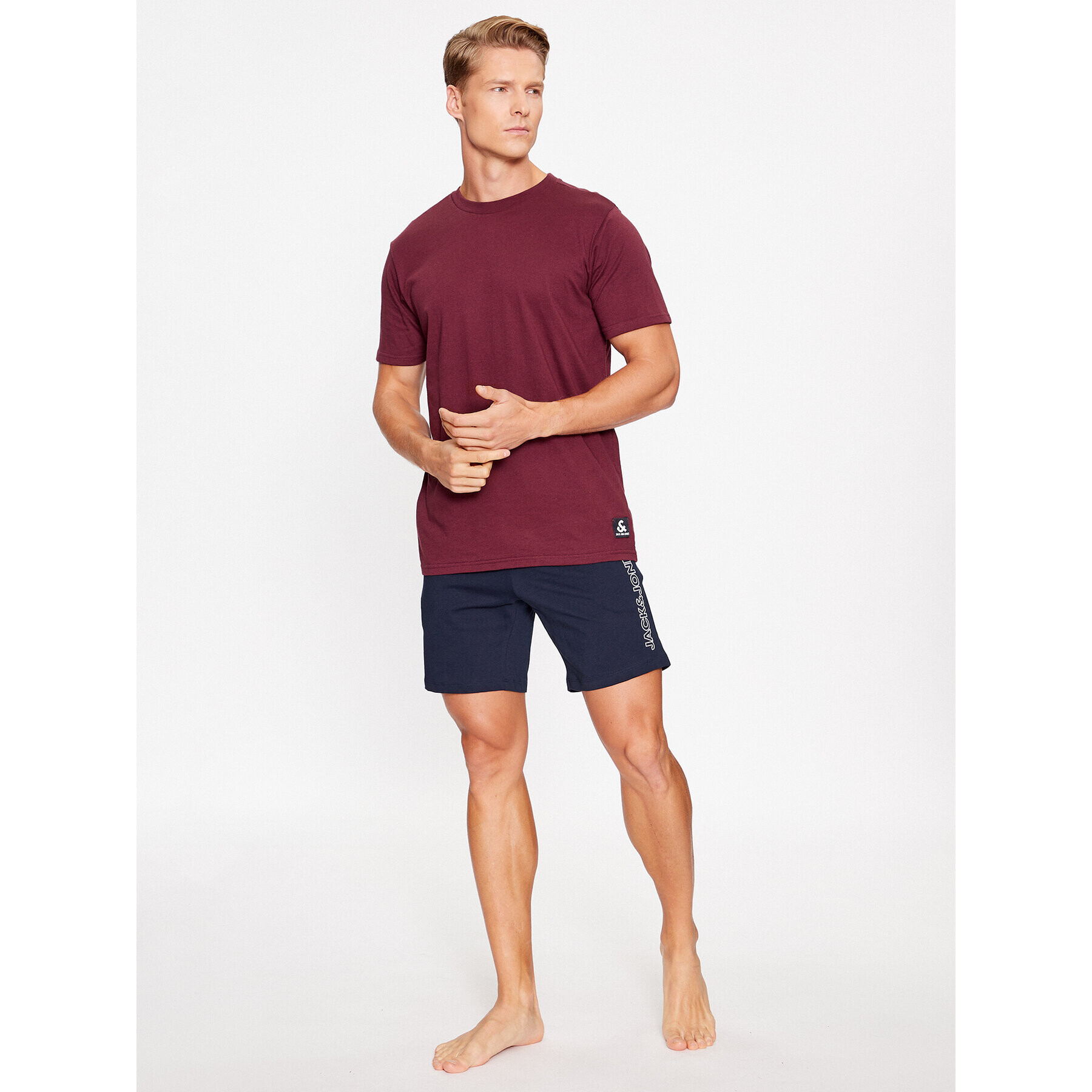 Jack&Jones Športové kraťasy 12237732 Tmavomodrá Regular Fit - Pepit.sk