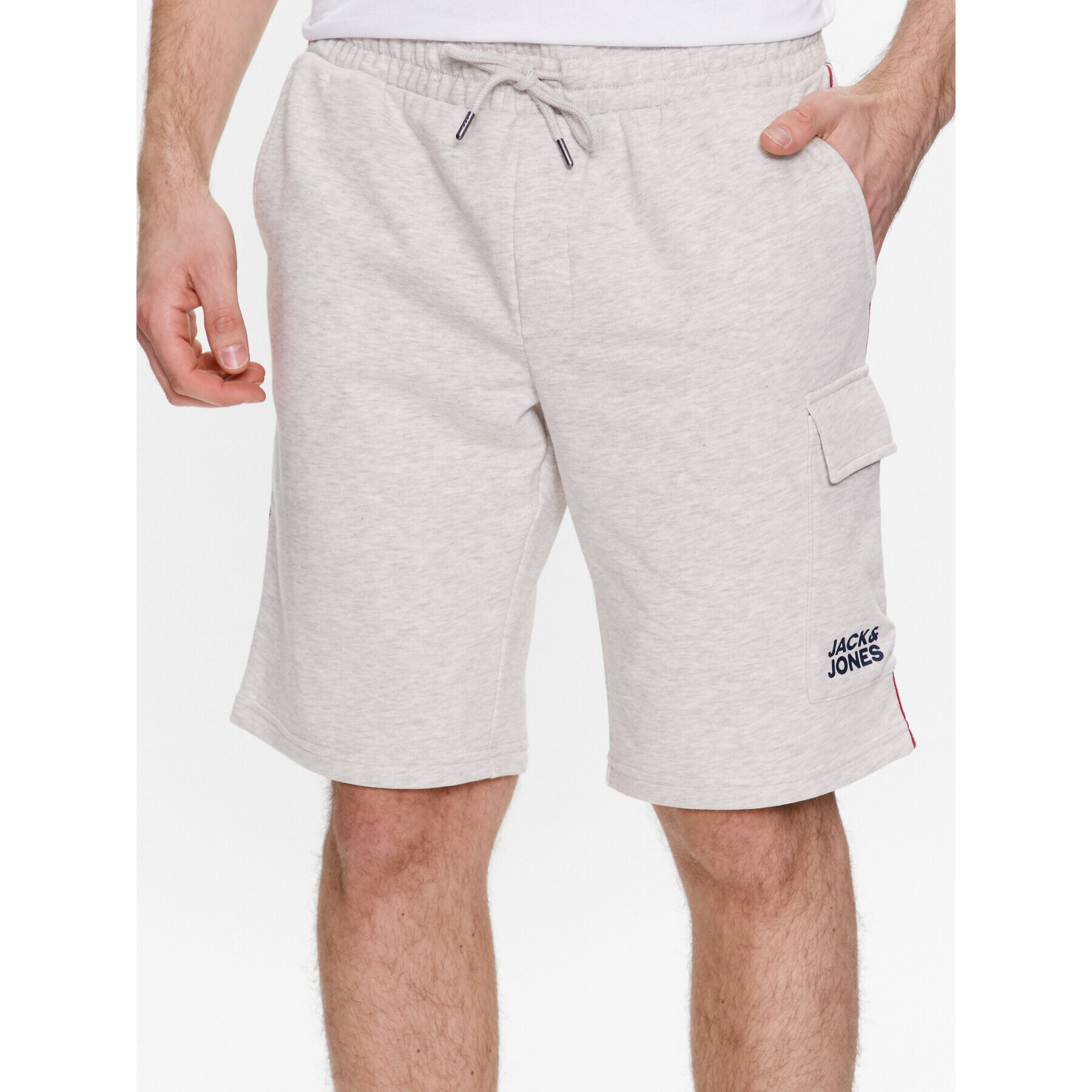 Jack&Jones Športové kraťasy Atlas 12225165 Sivá Regular Fit - Pepit.sk