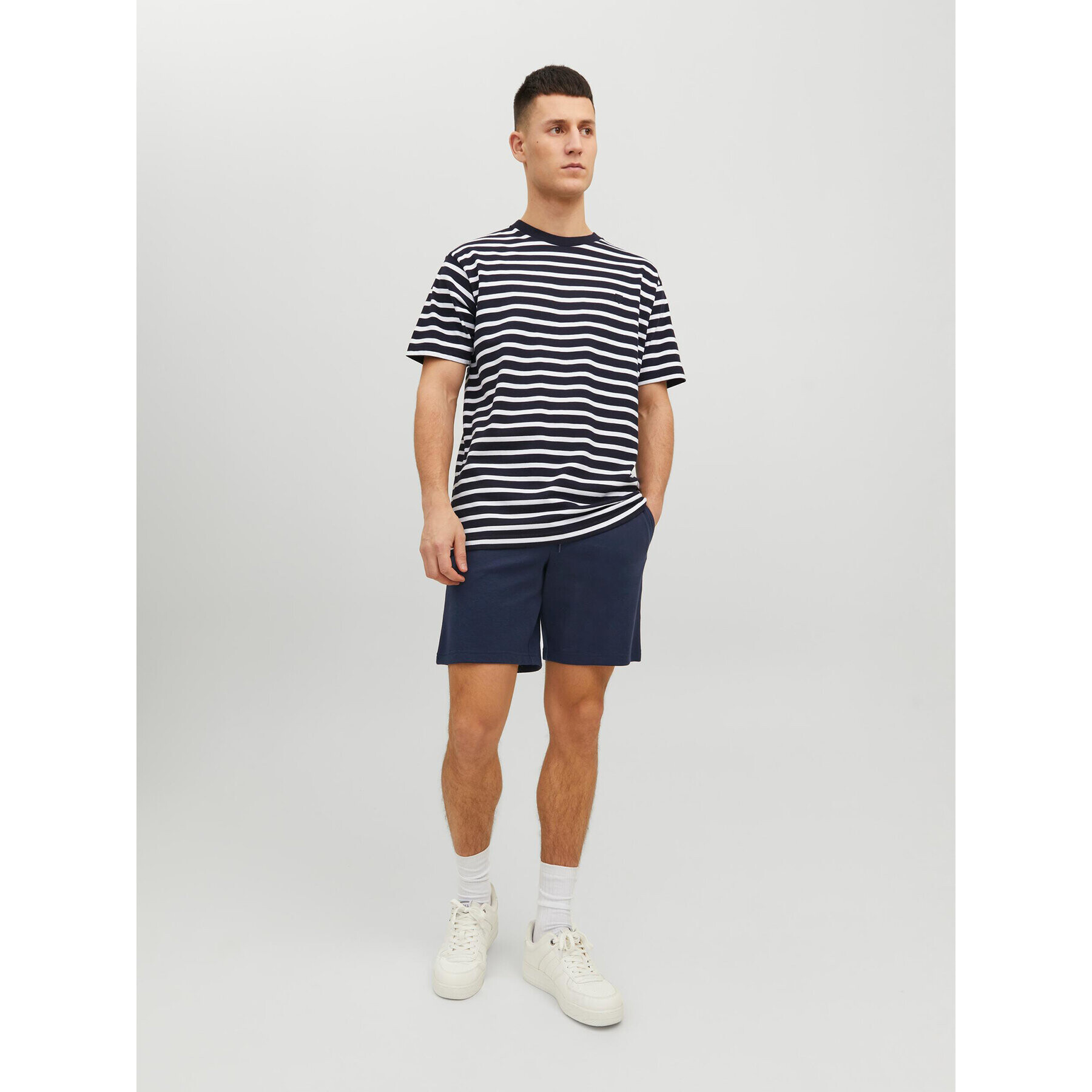 Jack&Jones Športové kraťasy New Basic 12224021 Tmavomodrá Regular Fit - Pepit.sk