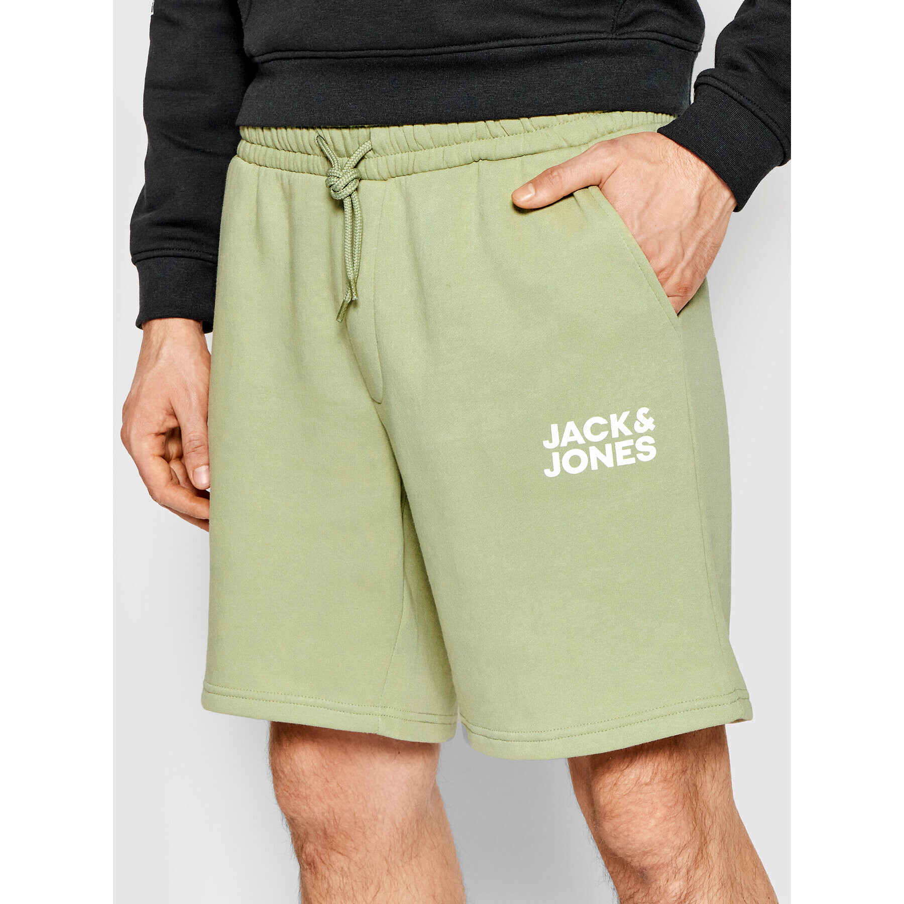 Jack&Jones Športové kraťasy New Soft 12186787 Zelená Regular Fit - Pepit.sk