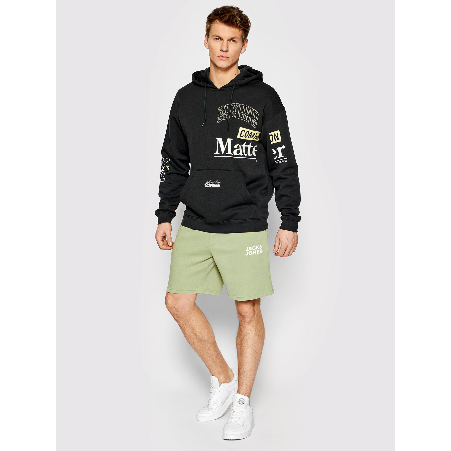 Jack&Jones Športové kraťasy New Soft 12186787 Zelená Regular Fit - Pepit.sk