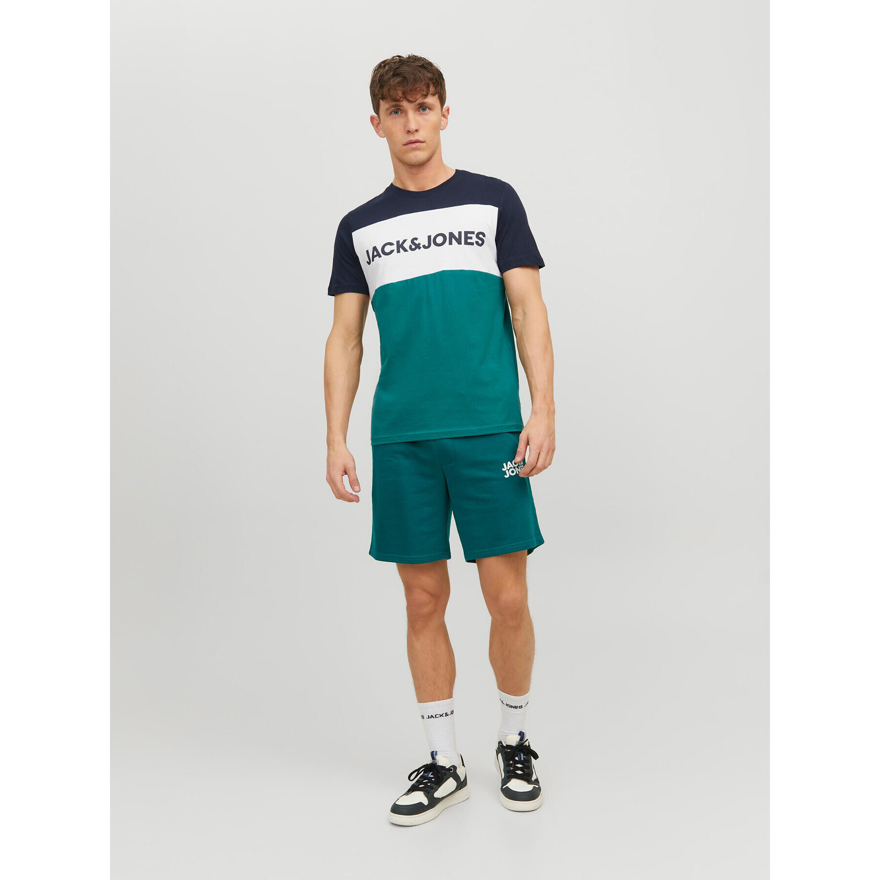 Jack&Jones Športové kraťasy New Soft 12228920 Zelená Regular Fit - Pepit.sk