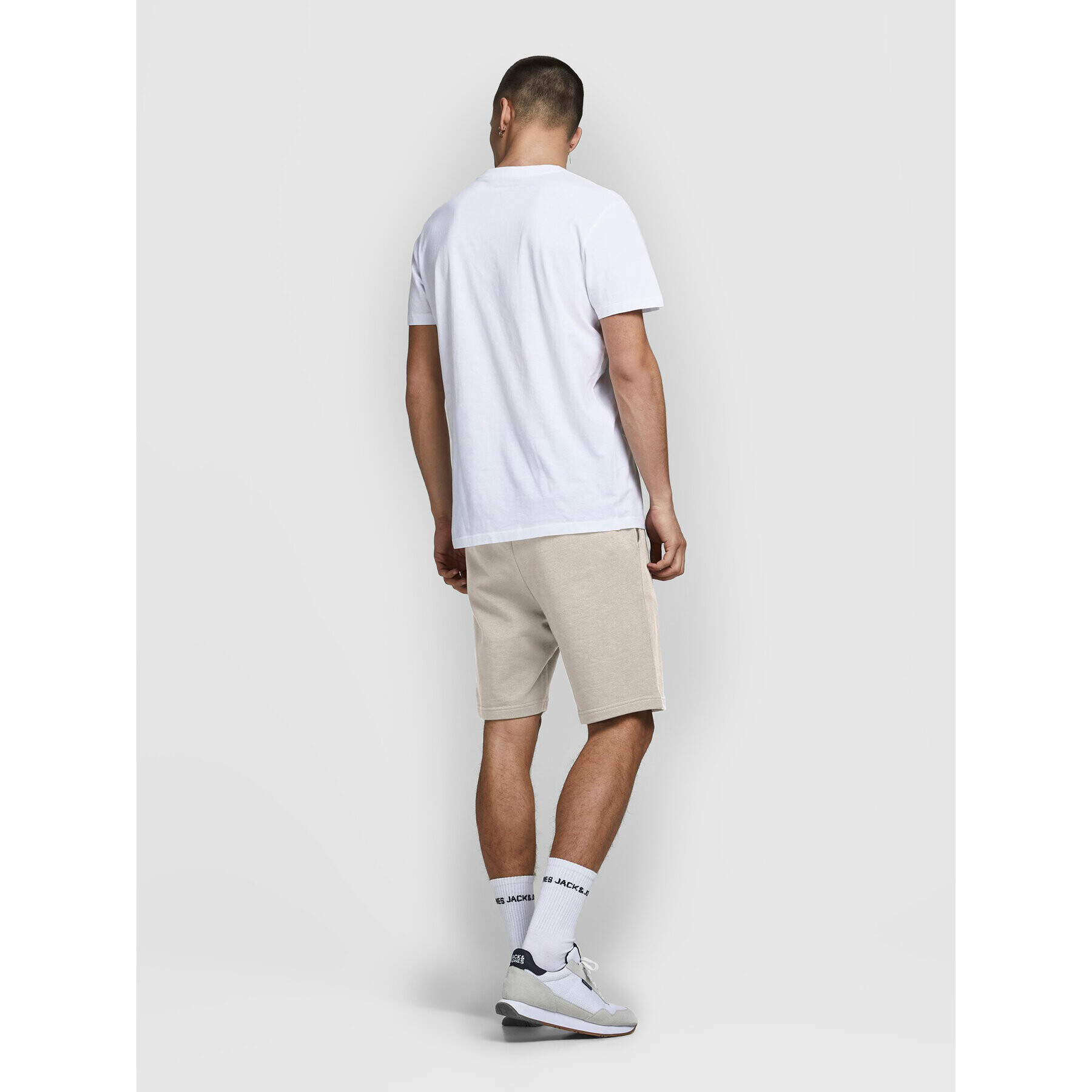 Jack&Jones Športové kraťasy Shark 12182595 Béžová Regular Fit - Pepit.sk