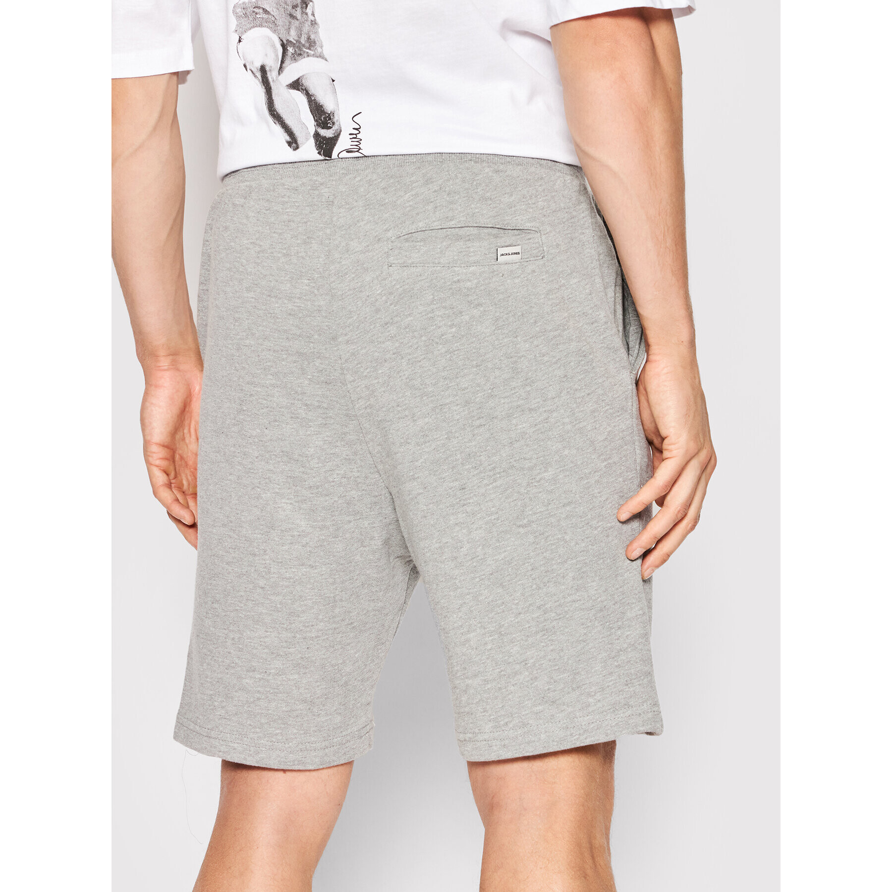 Jack&Jones Športové kraťasy Shark 12182595 Sivá Regular Fit - Pepit.sk