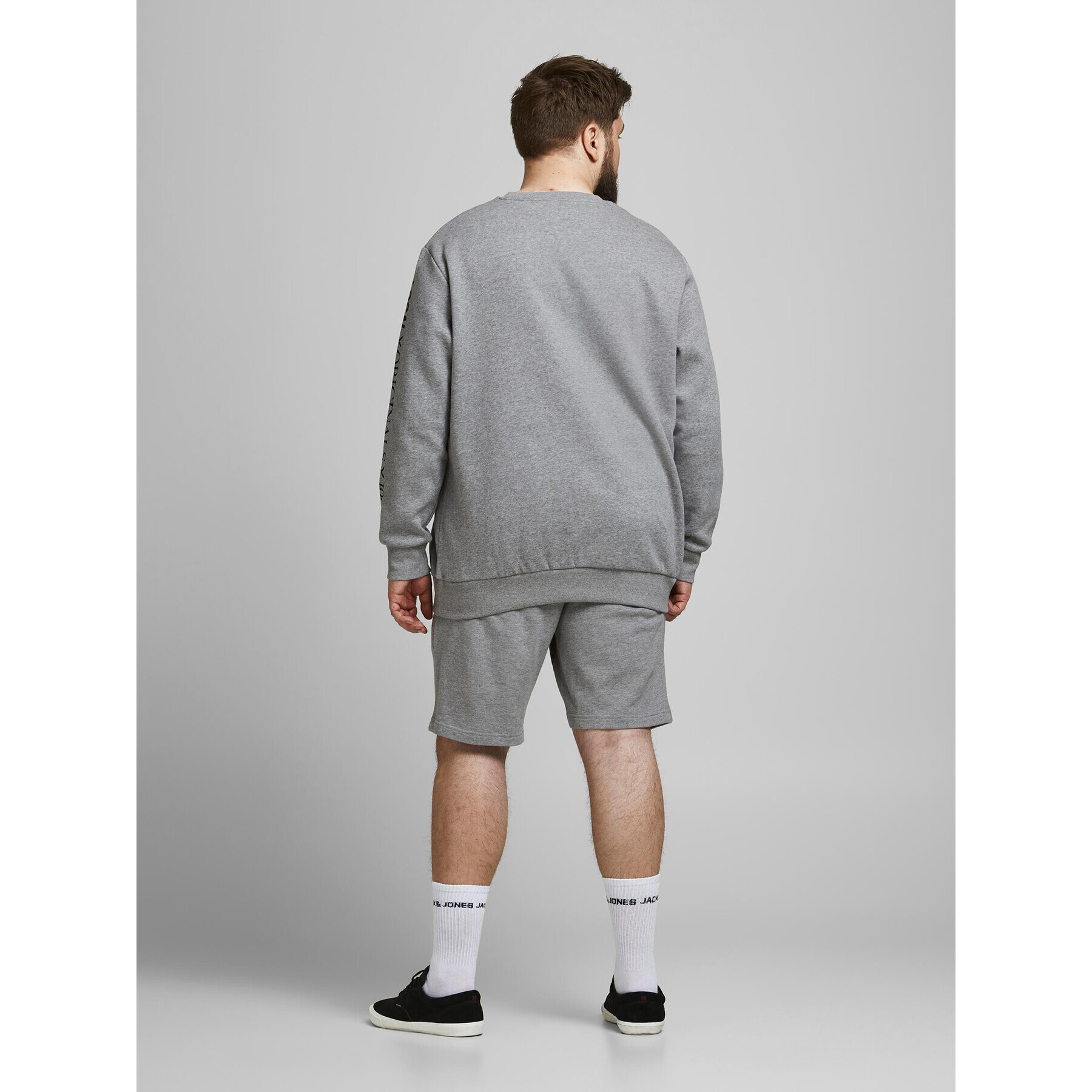 Jack&Jones Športové kraťasy Shark 12187092 Sivá Regular Fit - Pepit.sk